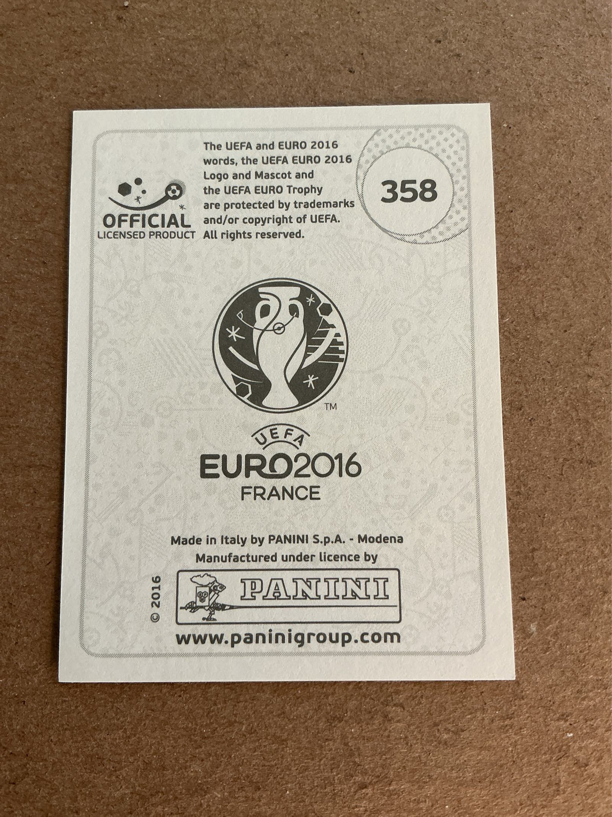 Jordi Alba, Spain 🇪🇸 UEFA Euro 2016 Panini hand signed