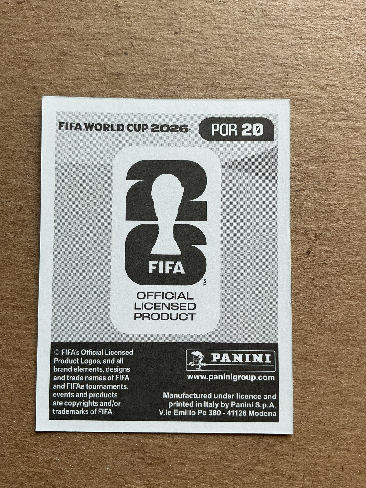 Rafael Leão, Portugal 🇵🇹 FIFA World Cup 2026 Panini hand signed