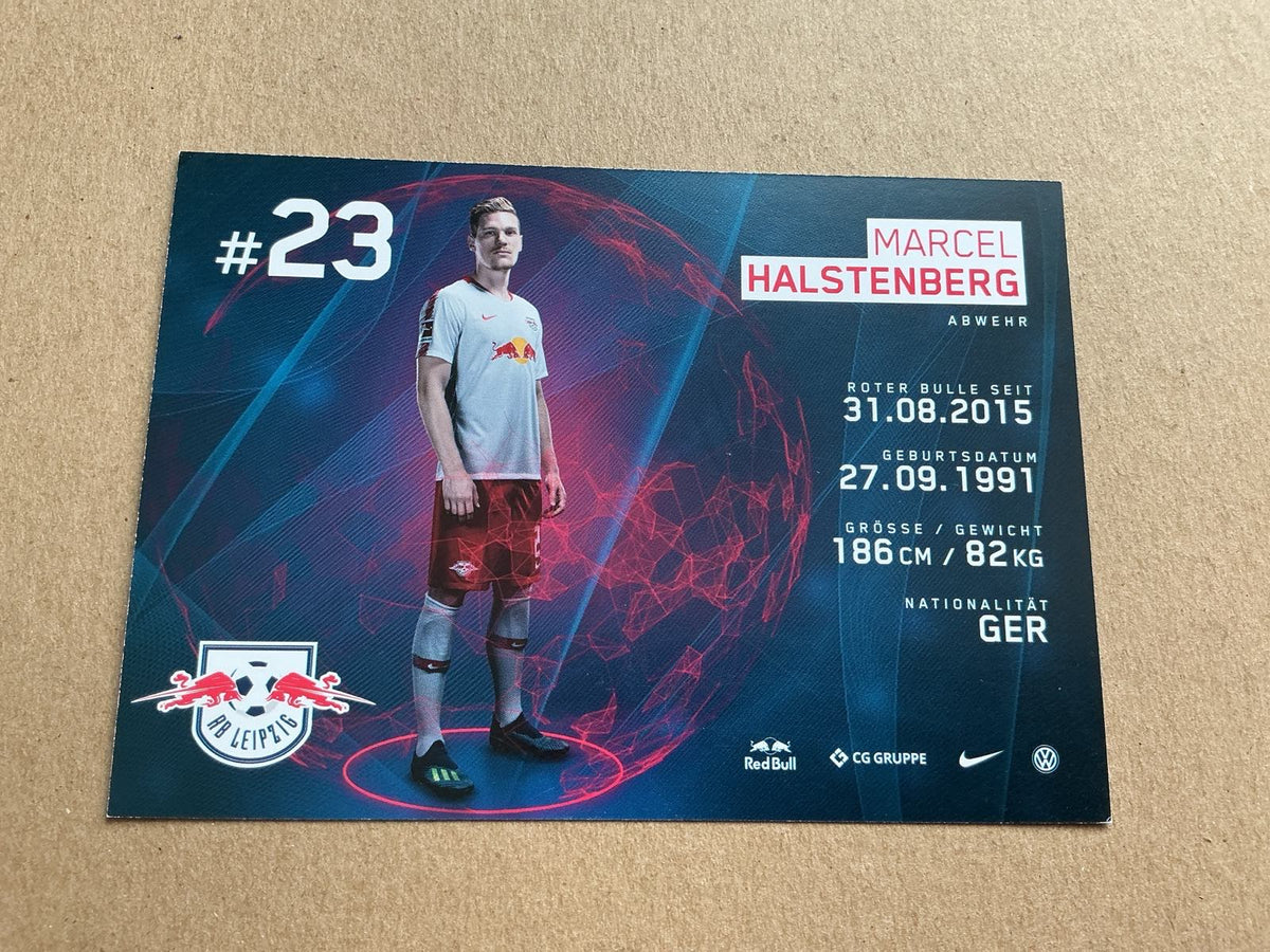 Marcel Halstenberg, Germany 🇩🇪 RB Leipzig 2018/19 hand signed