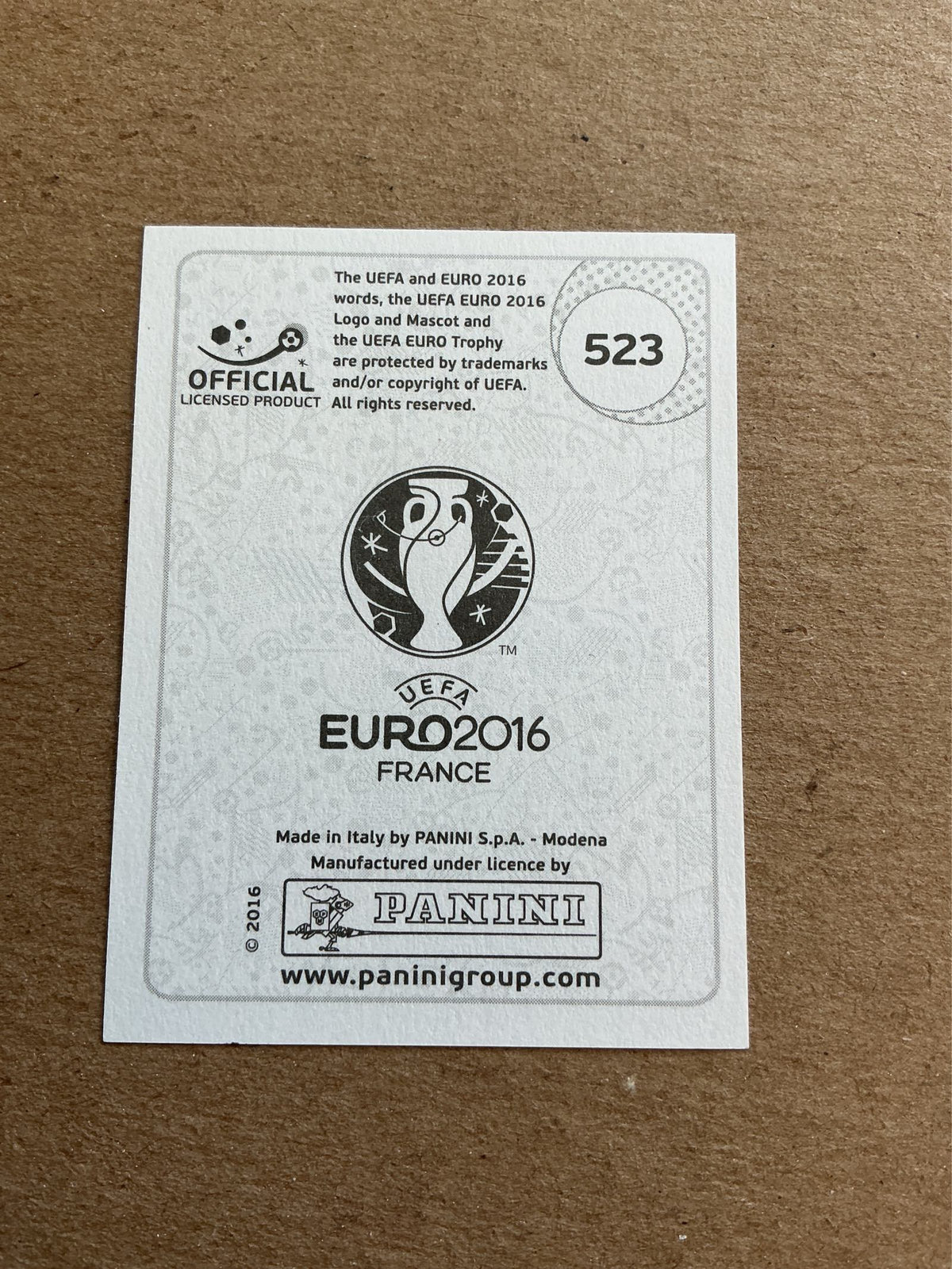 Stephen Ward, Ireland 🇮🇪 UEFA Euro 2016 Panini hand signed