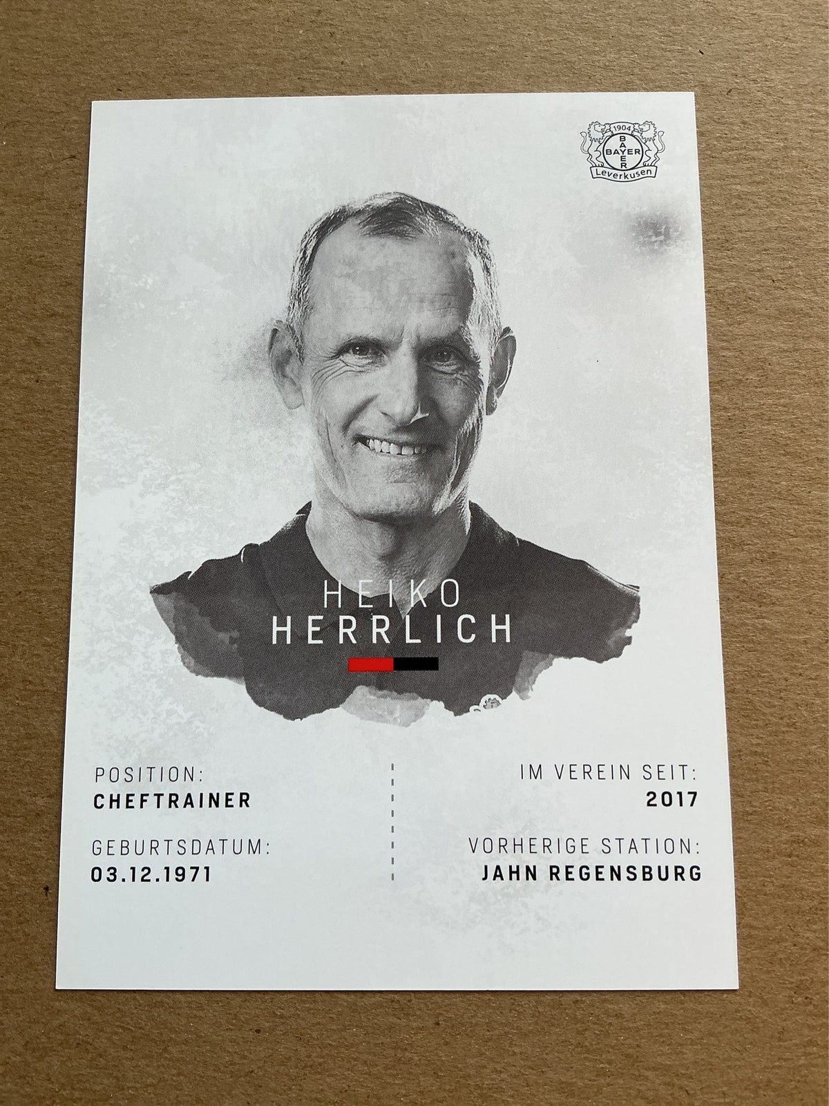 Heiko Herrlich, Germany 🇩🇪 Bayer 04 Leverkusen 2018/19 hand signed