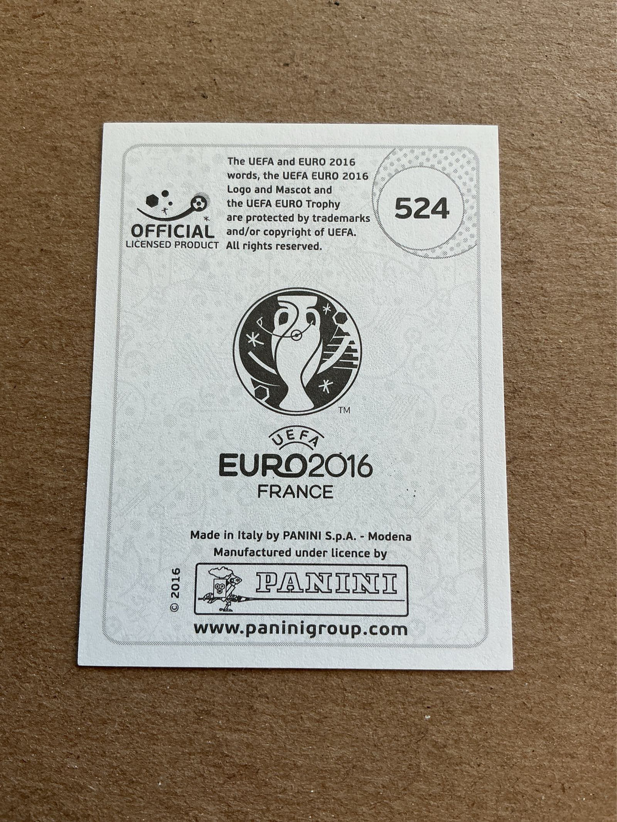 Ciaran Clark, Ireland 🇮🇪 UEFA Euro 2016 Panini hand signed