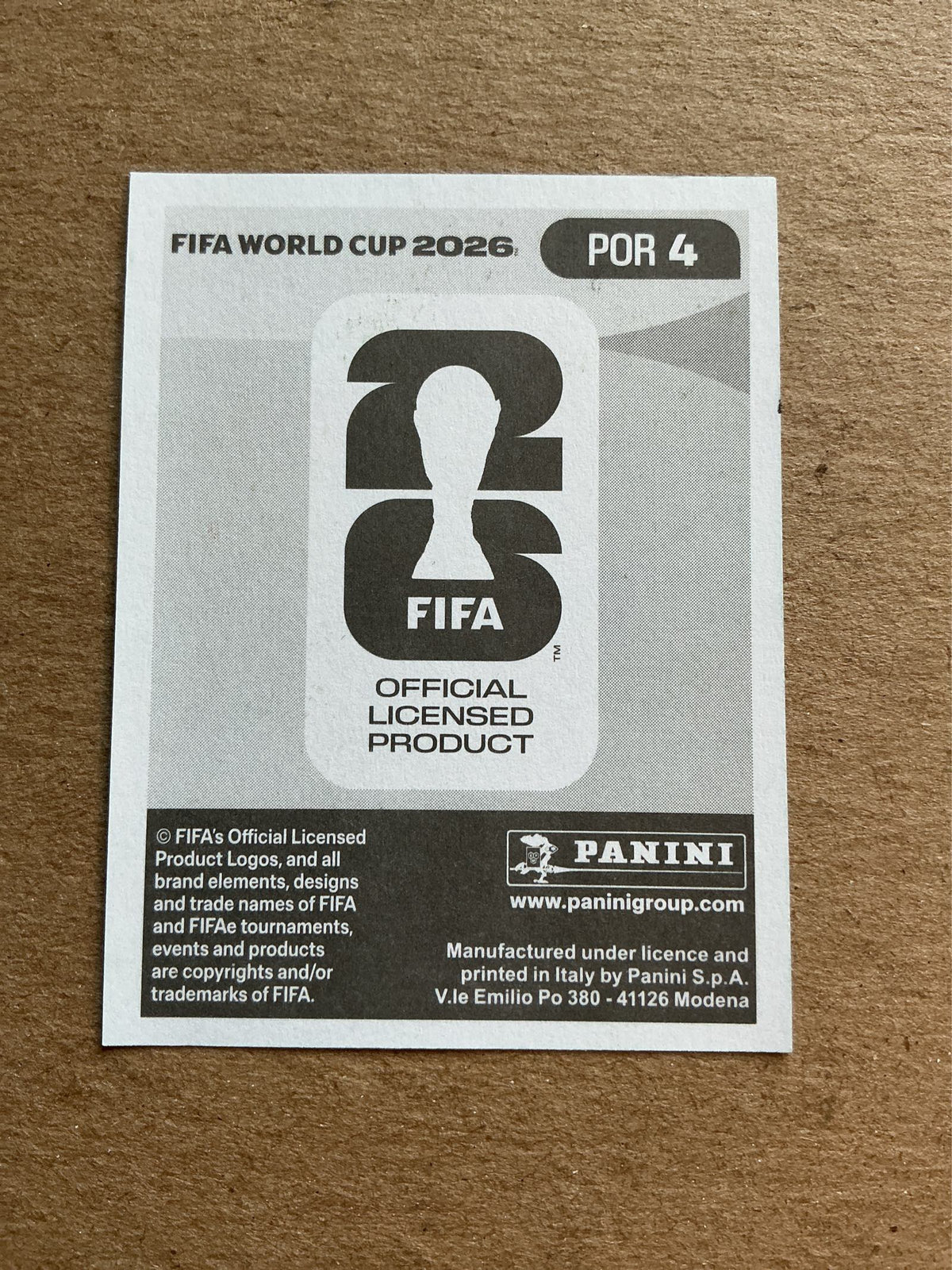 Rúben Dias, Portugal 🇵🇹 FIFA World Cup 2026 Panini hand signed