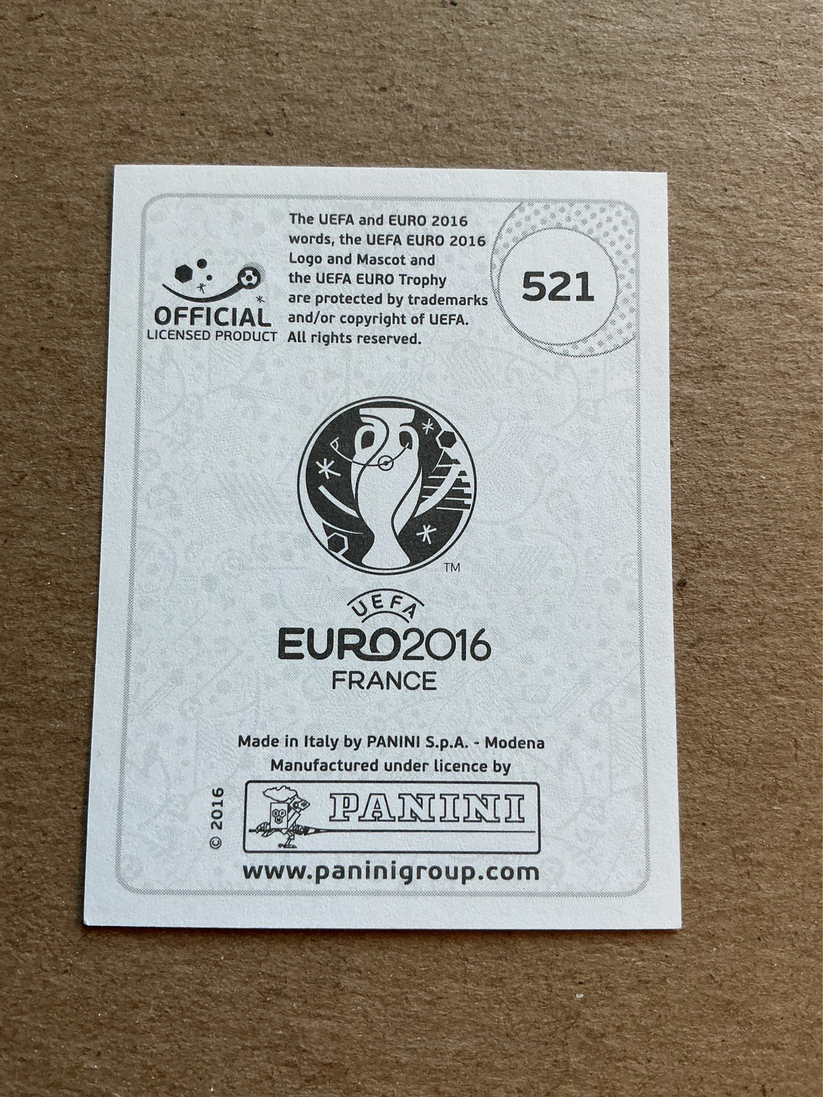 Seamus Coleman, Ireland 🇮🇪 UEFA Euro 2016 Panini hand signed