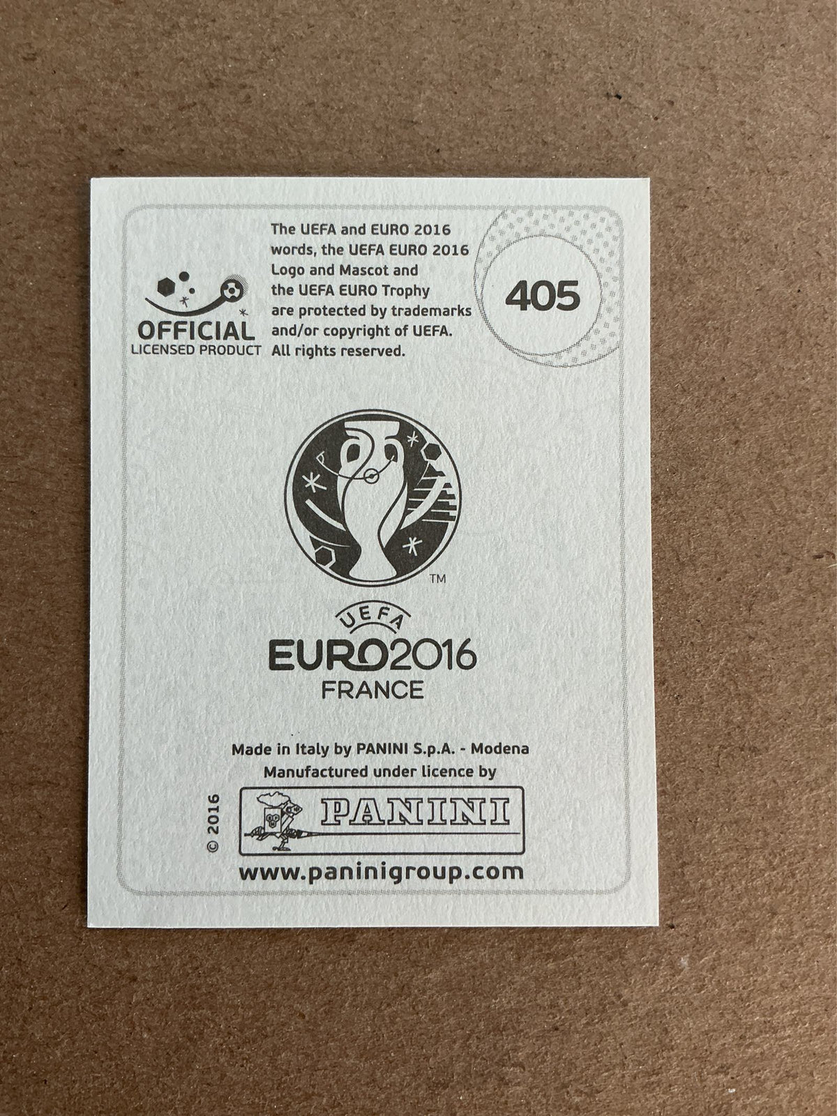 Volkan Babacan, Türkiye 🇹🇷 UEFA Euro 2016 Panini hand signed