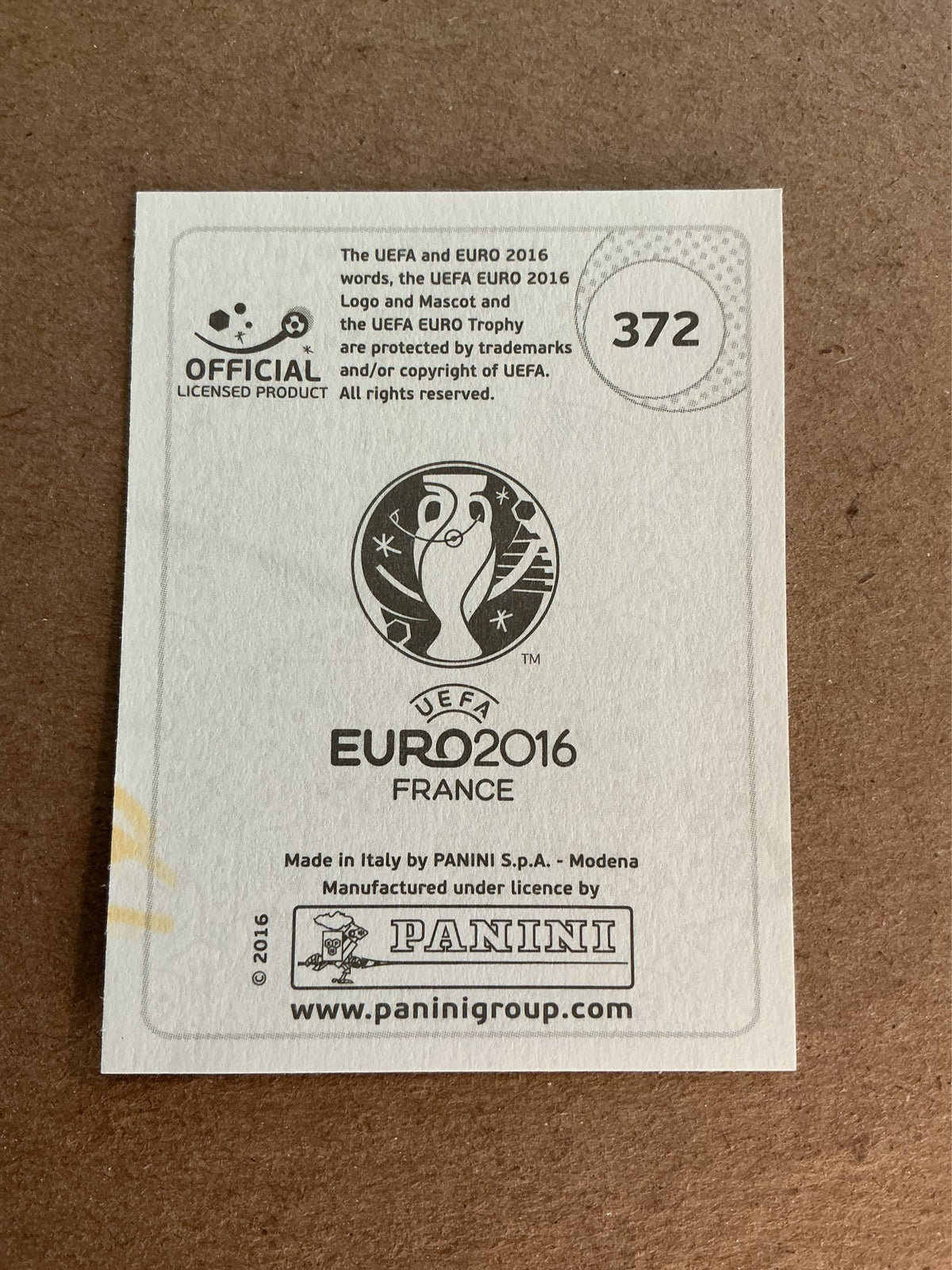 Paco Alcácer, Spain 🇪🇸 UEFA Euro 2016 Panini hand signed