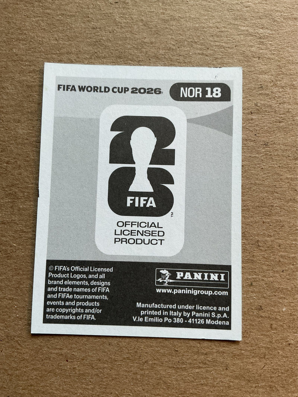 Jørgen Strand Larsen, Norway 🇳🇴 FIFA World Cup 2026 Panini hand signed