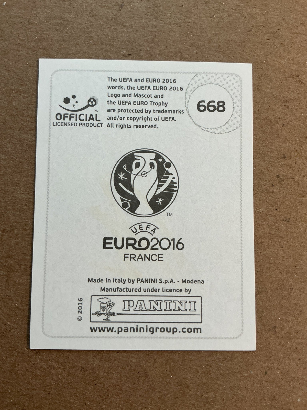 Ádám Pinter, Hungary 🇭🇺 UEFA Euro 2016 Panini hand signed - Autographs-World