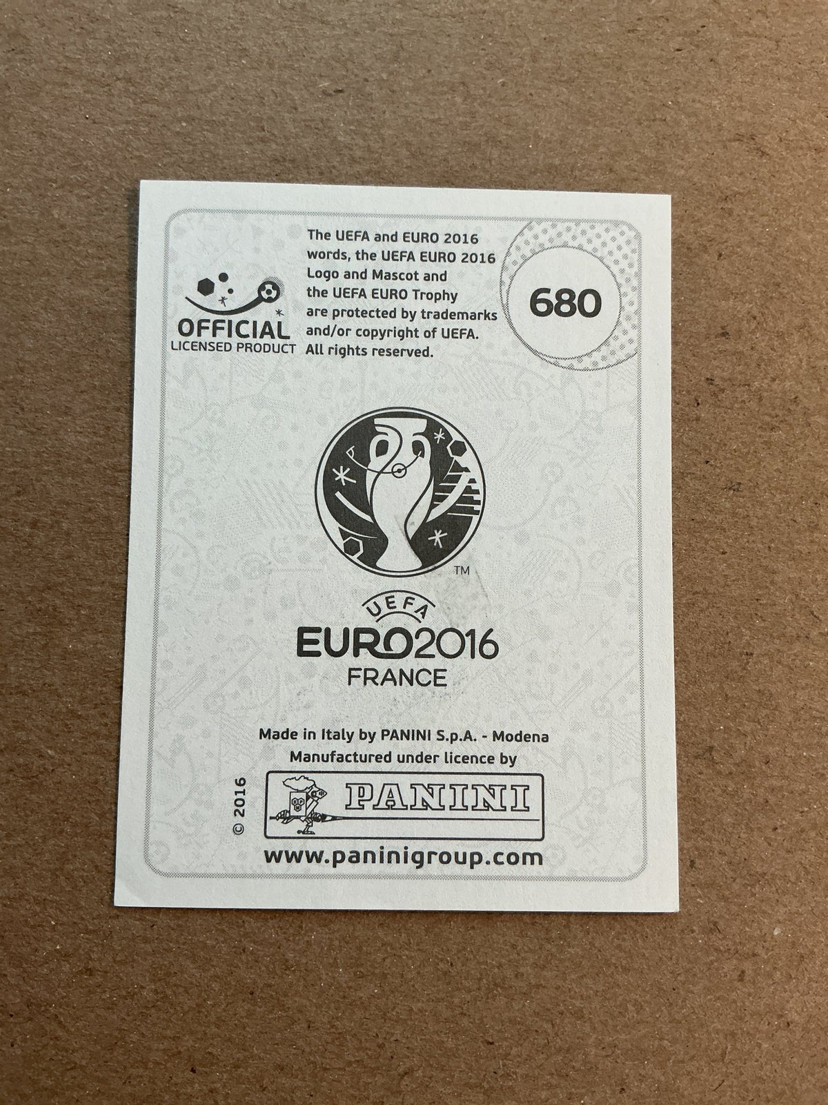 Ádám Szalai, Hungary 🇭🇺 UEFA Euro 2016 Panini hand signed - Autographs-World