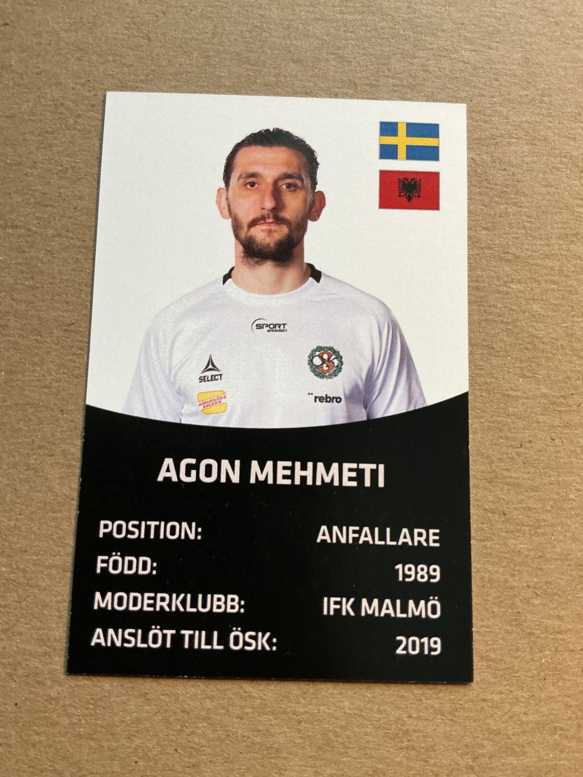 Agon Mehmeti, Albania 🇦🇱 Örebro SK 2021/22 hand signed - Autographs-World