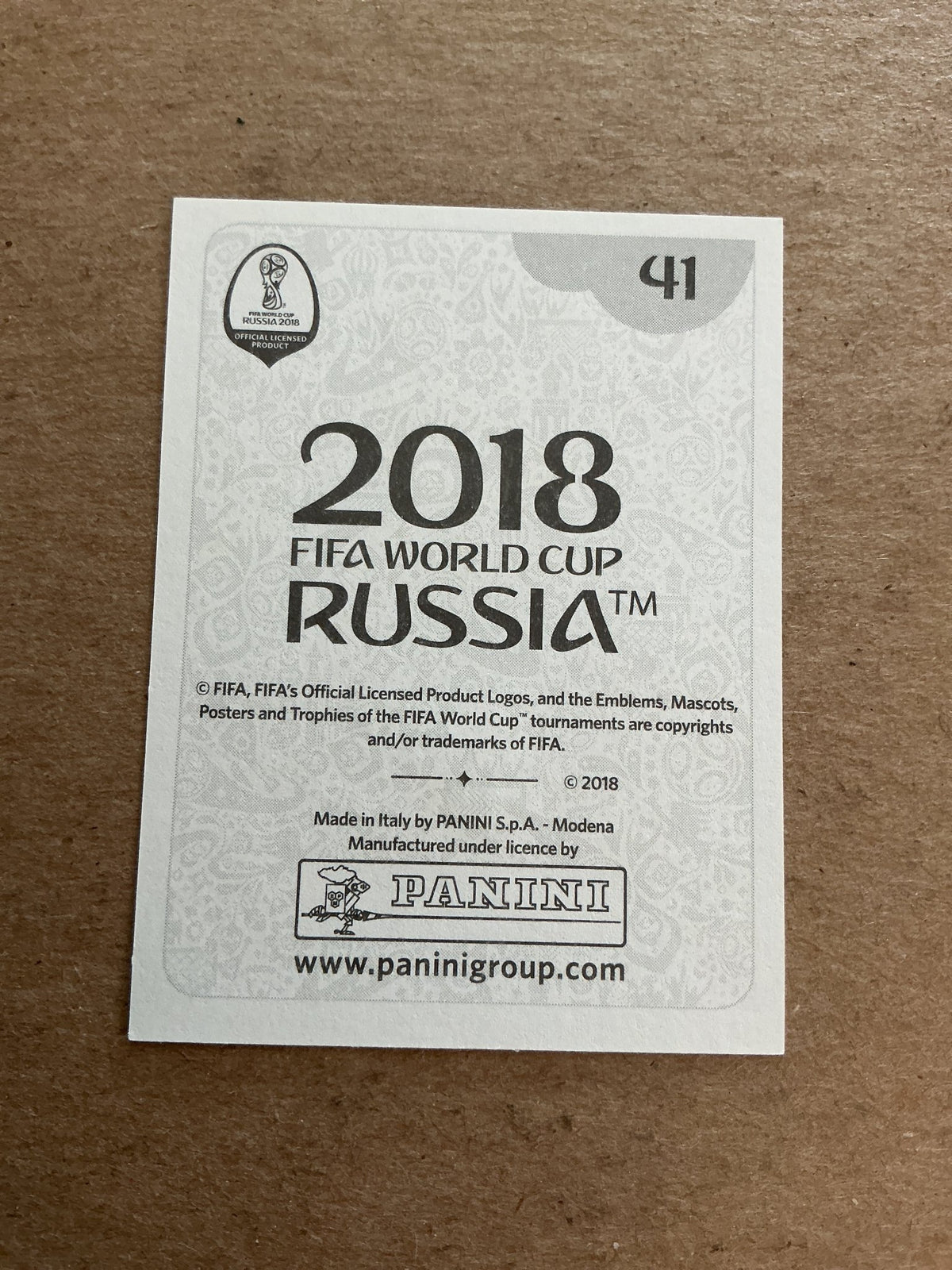 Aleksei Miranchuk, Russia 🇷🇺 FIFA World Cup 2018 Panini hand signed - Autographs-World