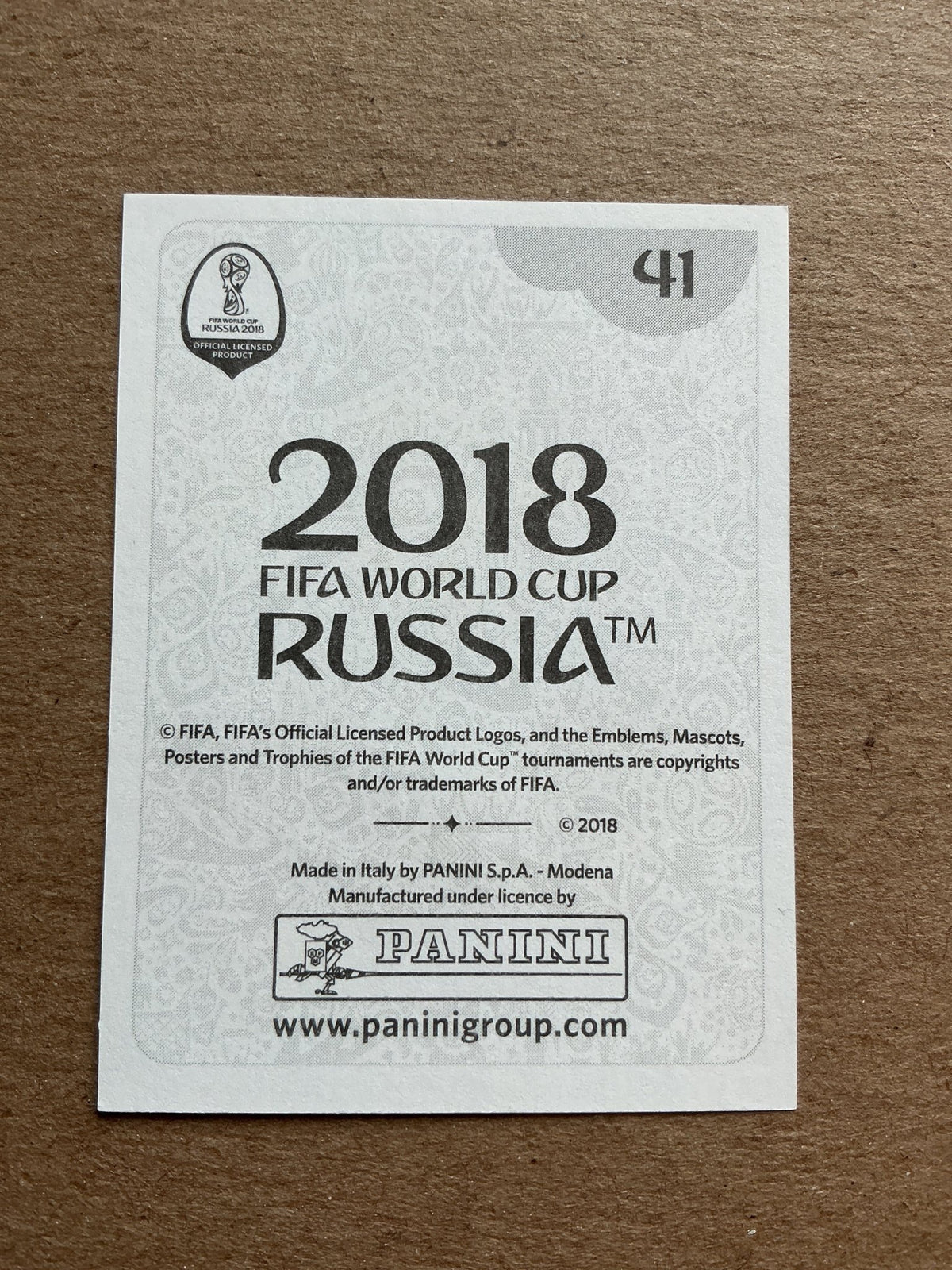 Aleksei Miranchuk, Russia 🇷🇺 FIFA World Cup 2018 Panini hand signed - Autographs-World