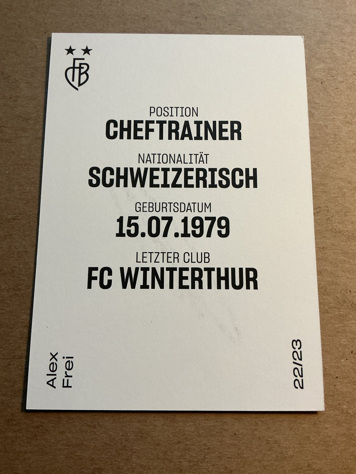Alex Frei, Switzerland 🇨🇠FC Basel 2022/23 hand signed - Autographs-World