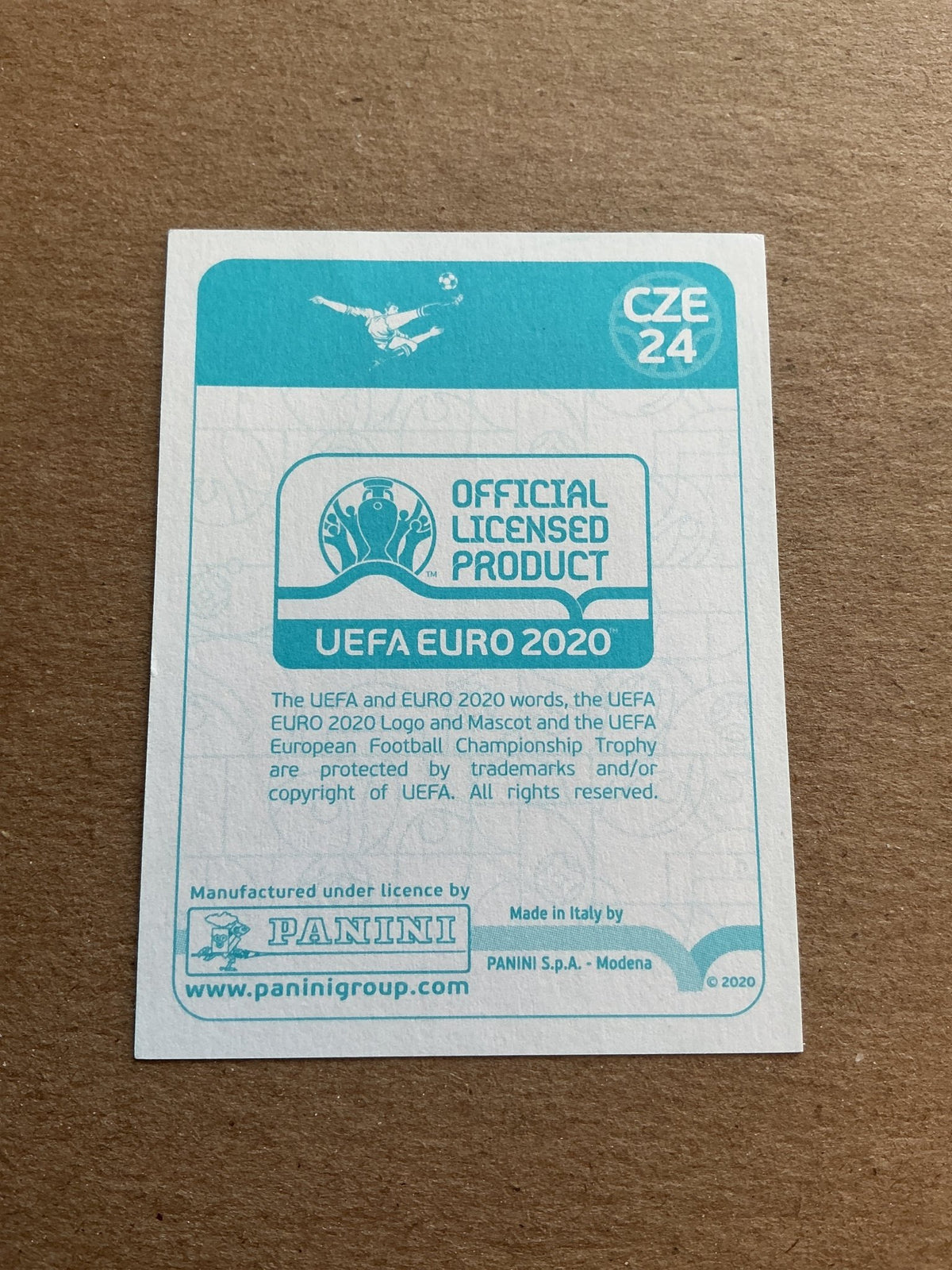 Alex Král, Czech Republic 🇨🇿 UEFA Euro 2020 Panini hand signed - Autographs-World