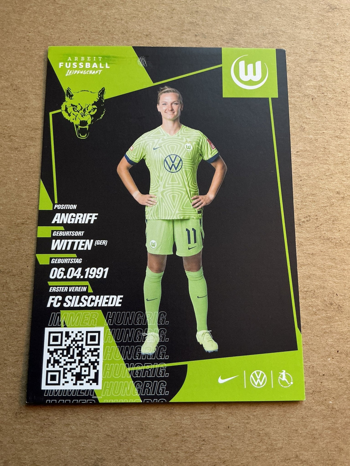 Alexandra Popp, Germany 🇩🇪 VfL Wolfsburg 2022/23 hand signed - Autographs-World