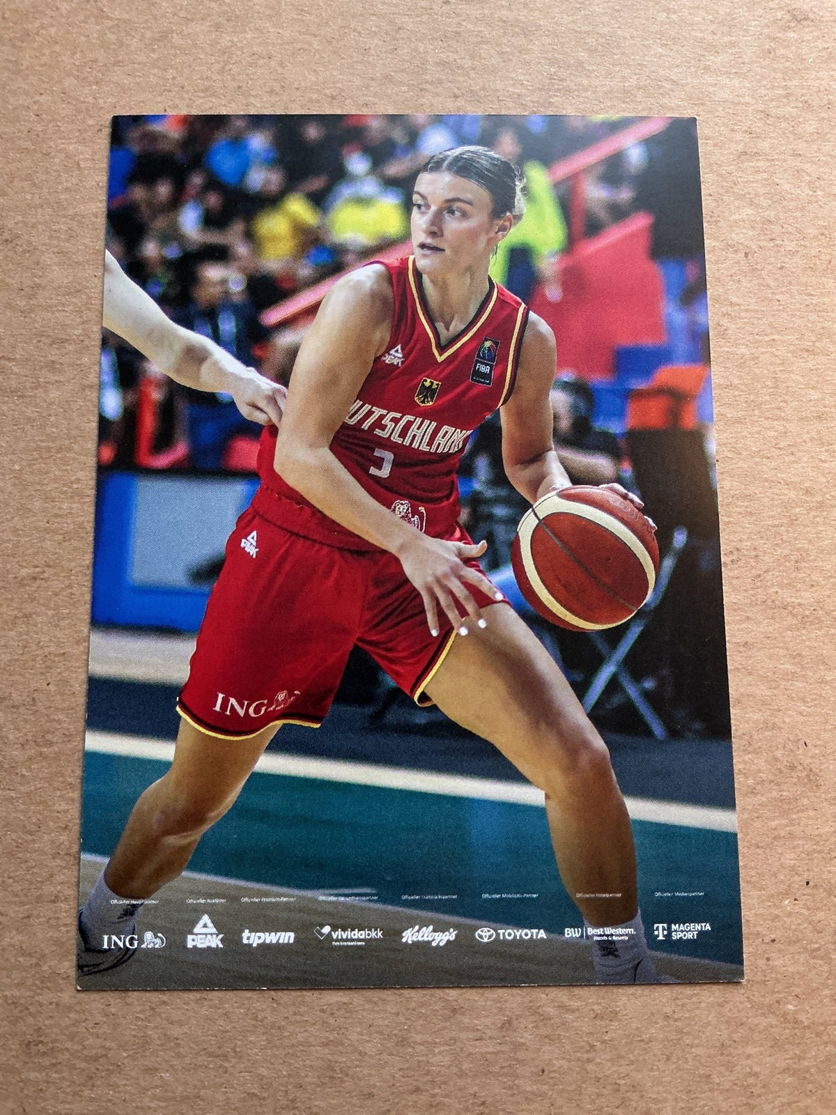 Alexandra Wilke, Germany 🇩🇪 Basketball Summer Olympics 2024 hand signed - Autographs-World