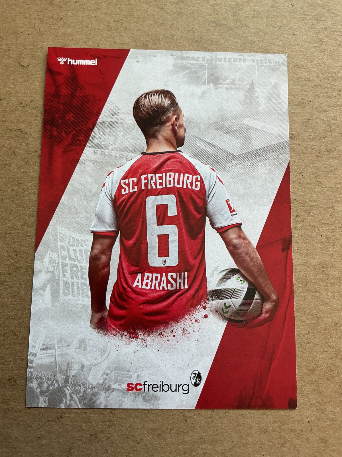 Amir Abrashi, Albania 🇦🇱 SC Freiburg 2020/21 hand signed - Autographs-World