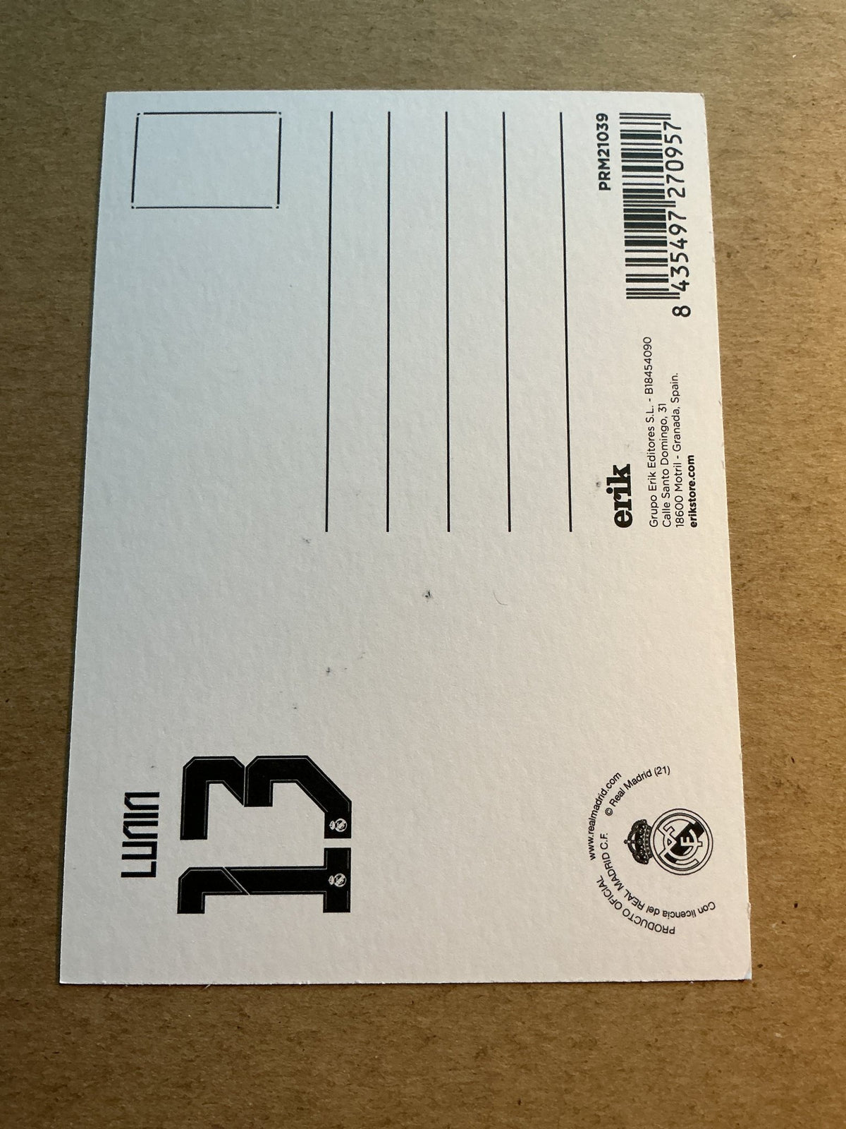 Andriy Lunin, Ukraine 🇺🇦 Real Madrid 2021/22 hand signed - Autographs-World