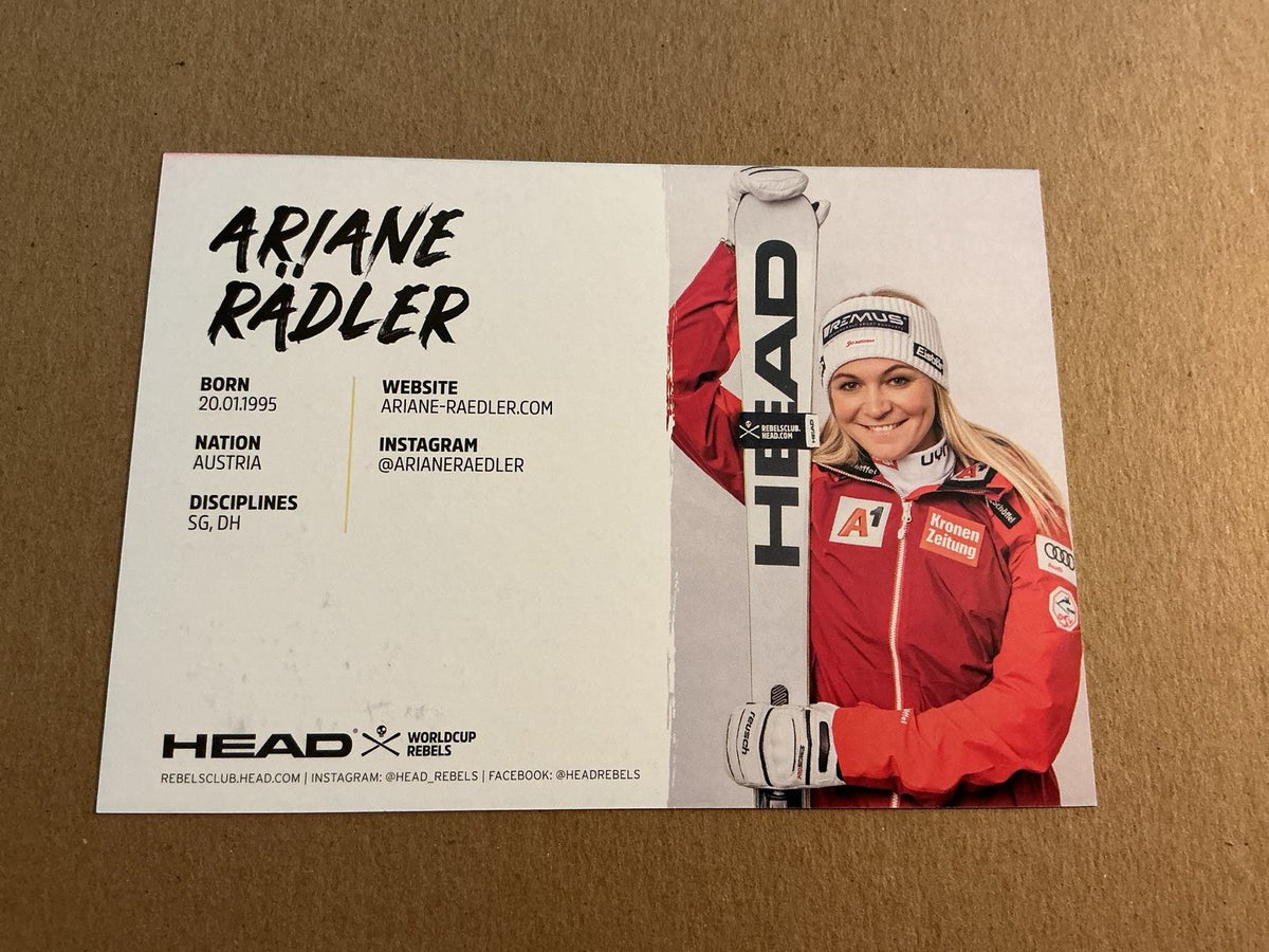 Ariane Rädler, Austria 🇦🇹 Alpine Winter 2022/23 hand signed - Autographs-World