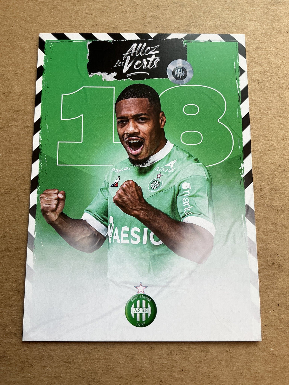 Arnaud Nordin, France 🇫🇷 AS Saint-Étienne 2020/21 hand signed - Autographs-World