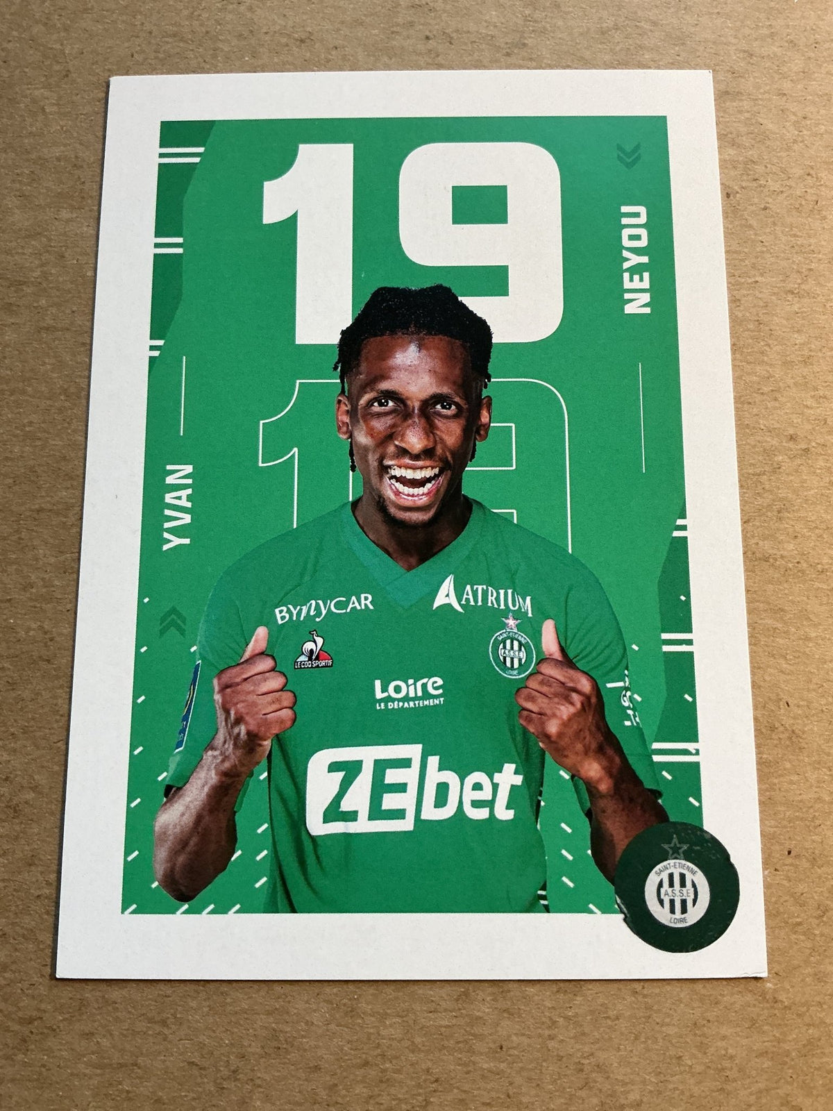 Arnaud Nordin, France 🇫🇷 AS Saint-Étienne 2021/22 hand signed - Autographs-World