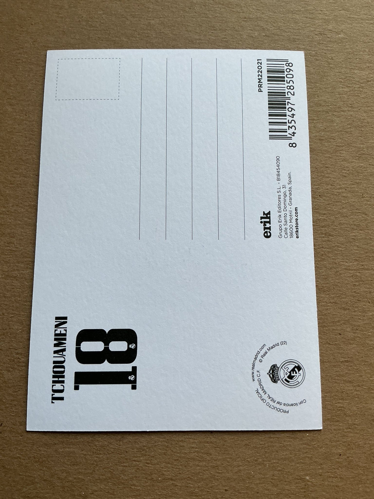 Aurélien Tchouaméni, France 🇫🇷 Real Madrid 2022/23 hand signed - Autographs-World