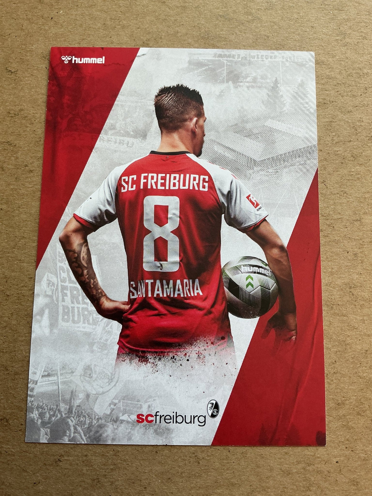 Baptiste Santamaria, France 🇫🇷 SC Freiburg 2020/21 hand signed - Autographs-World