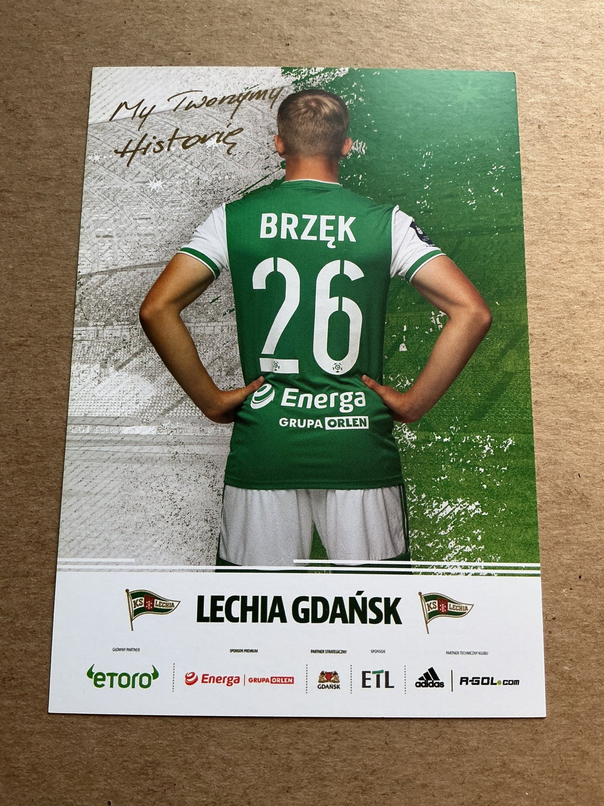Bartosz Brzęk, Poland 🇵🇱 Lechia Gdansk 2022/23 hand signed - Autographs-World
