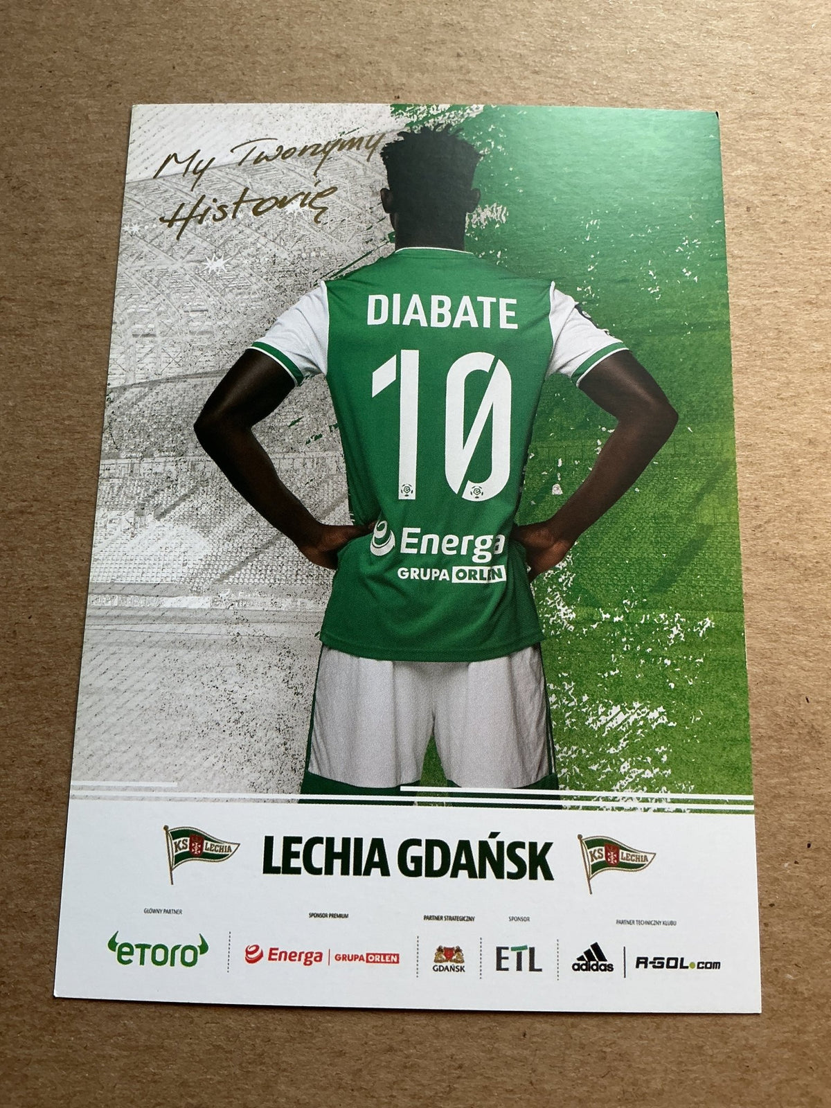 Bassekou Diabaté, Mali 🇲🇱 Lechia Gdansk 2022/23 hand signed - Autographs-World