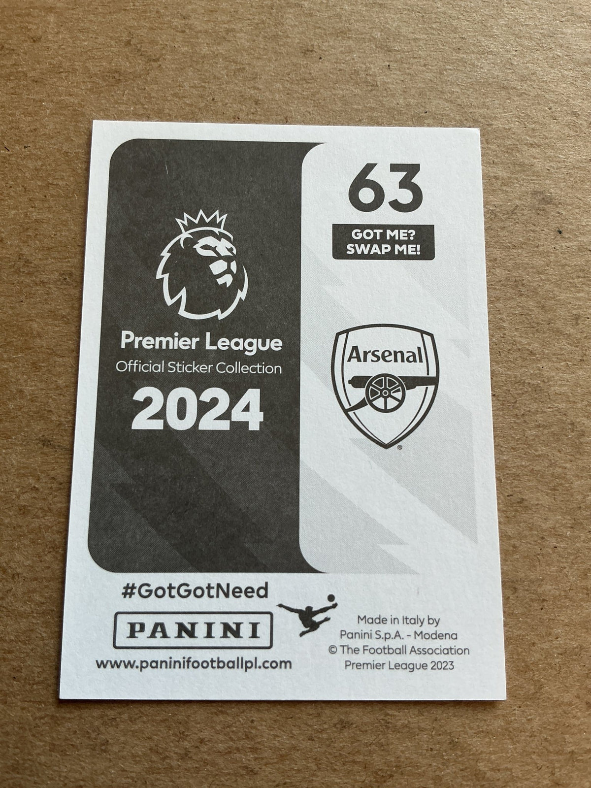 Bukayo Saka, England 🏴 Arsenal FC 2024 Panini hand signed - Autographs-World