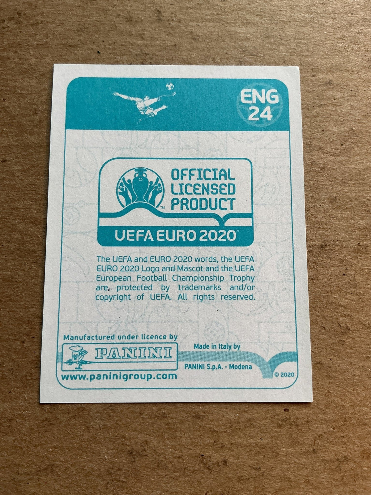 Callum Hudson-Odoi, England 🏴 UEFA Euro 2020 Panini hand signed - Autographs-World