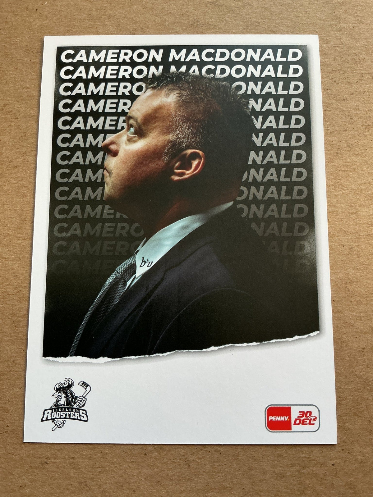 Cameron MacDonald, Canada 🇨🇦 Iserlohn Roosters 2023/24 hand signed - Autographs-World