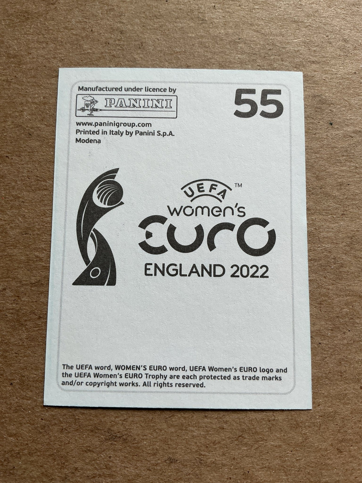 Carina Wenninger, Austria 🇦🇹 UEFA Women’s Euro Cup 2022 Panini hand signed - Autographs-World