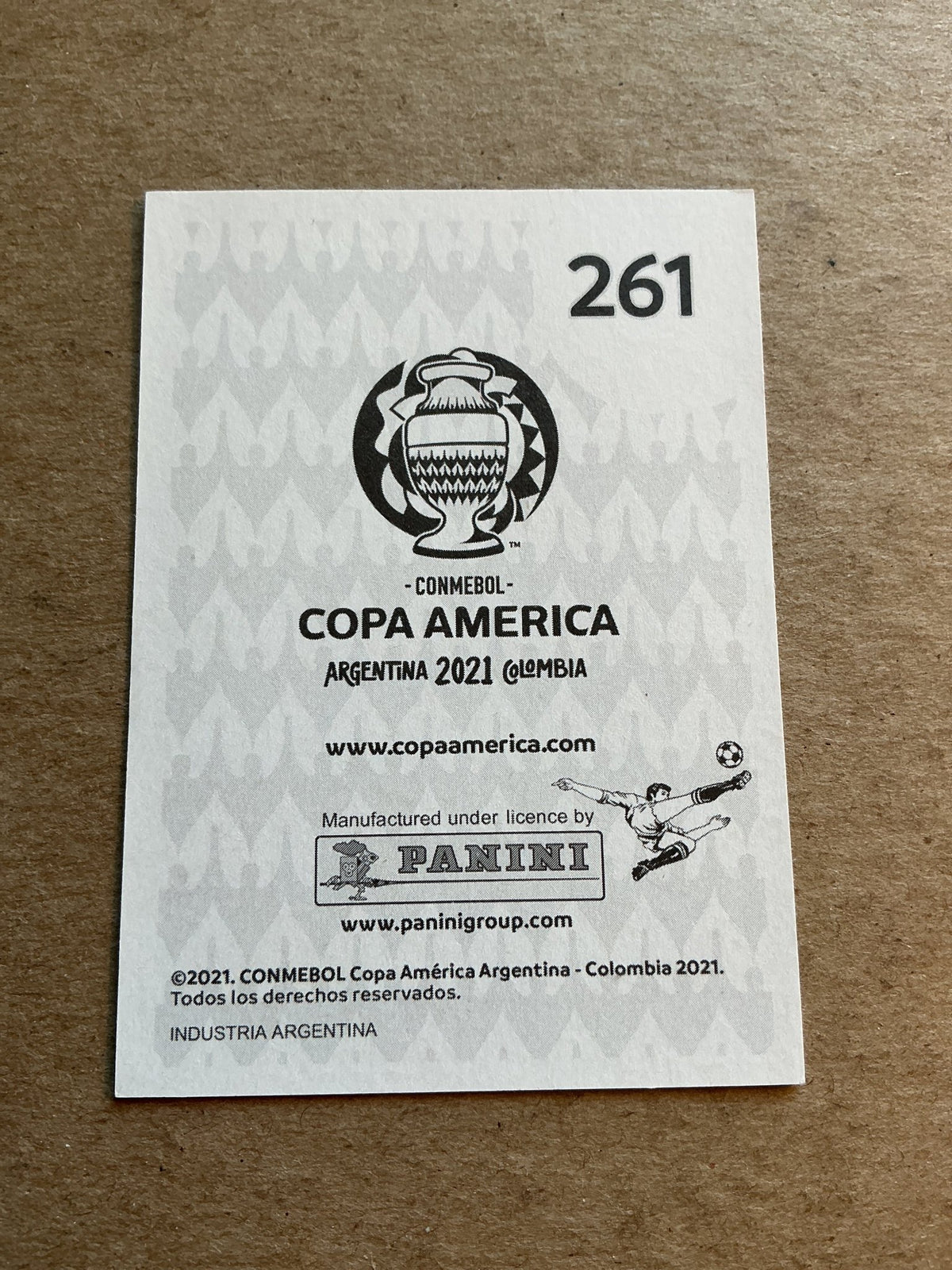 Casemiro, Brazil 🇧🇷 Copa America 2021 Panini hand signed - Autographs-World