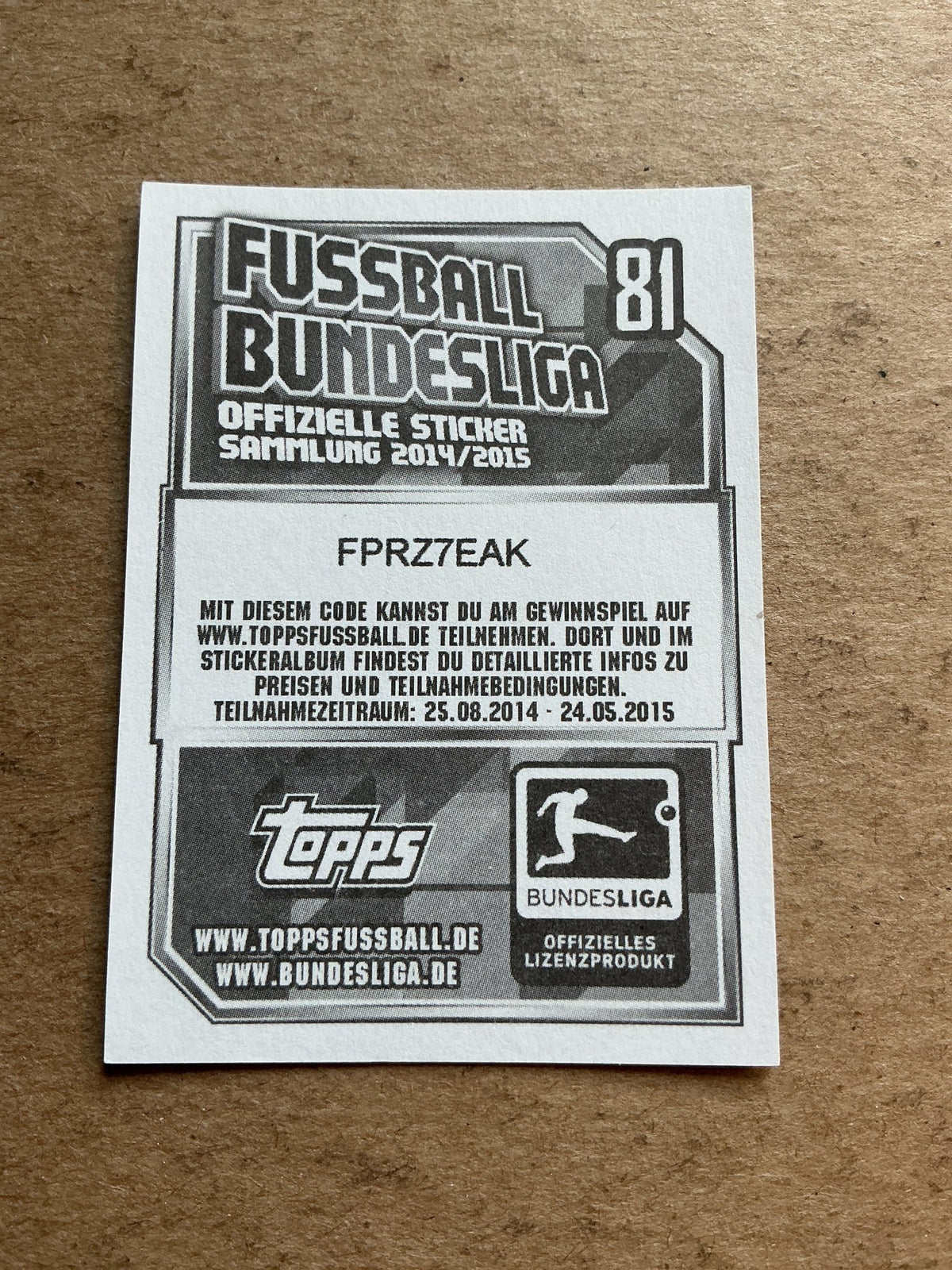 Christian Streich, Germany 🇩🇪 SC Freiburg 2014/15 Topps hand signed - Autographs-World