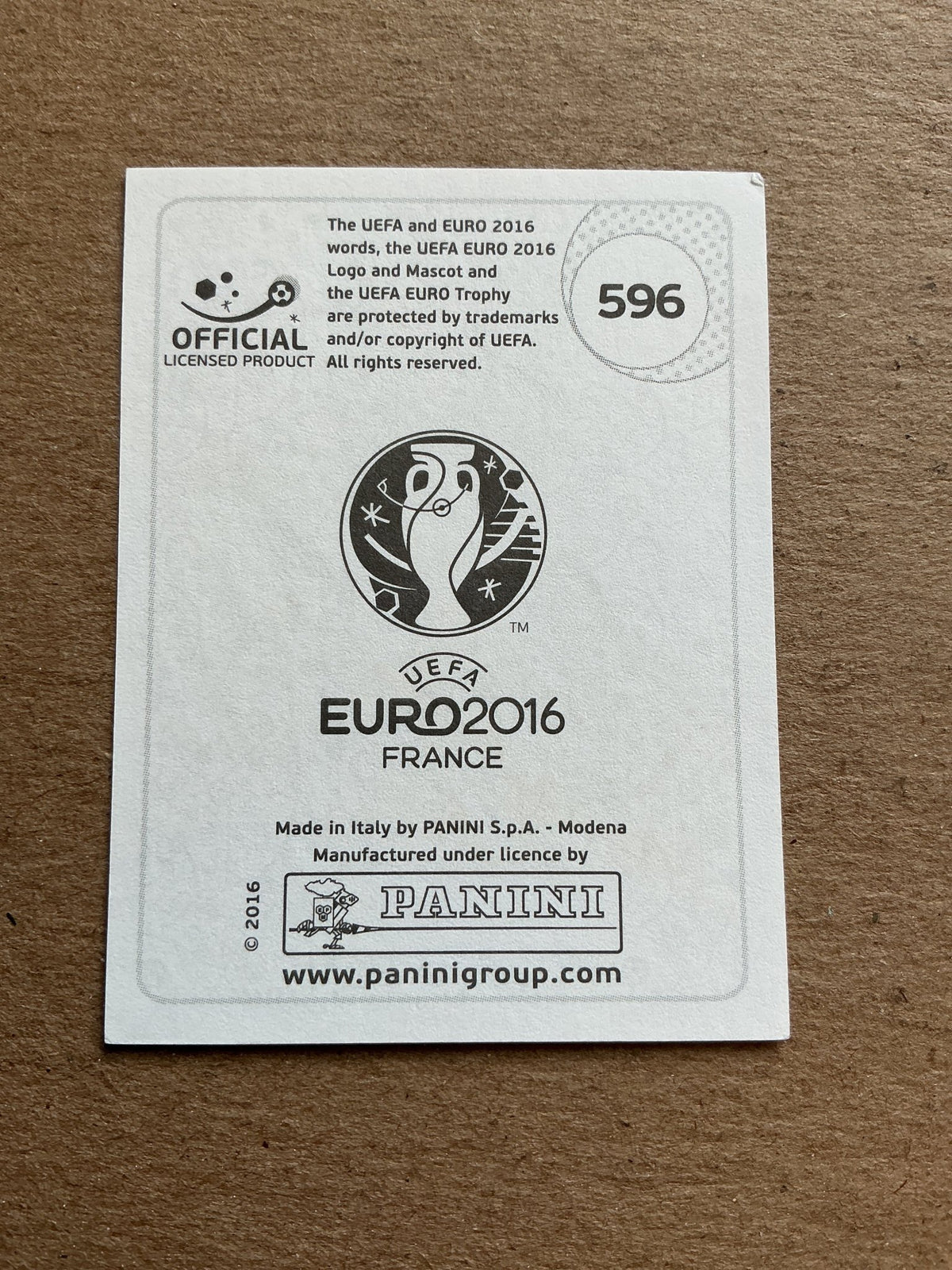 Cristiano Ronaldo, Portugal šµš¹ UEFA Euro 2016 Panini hand signed - Autographs-World