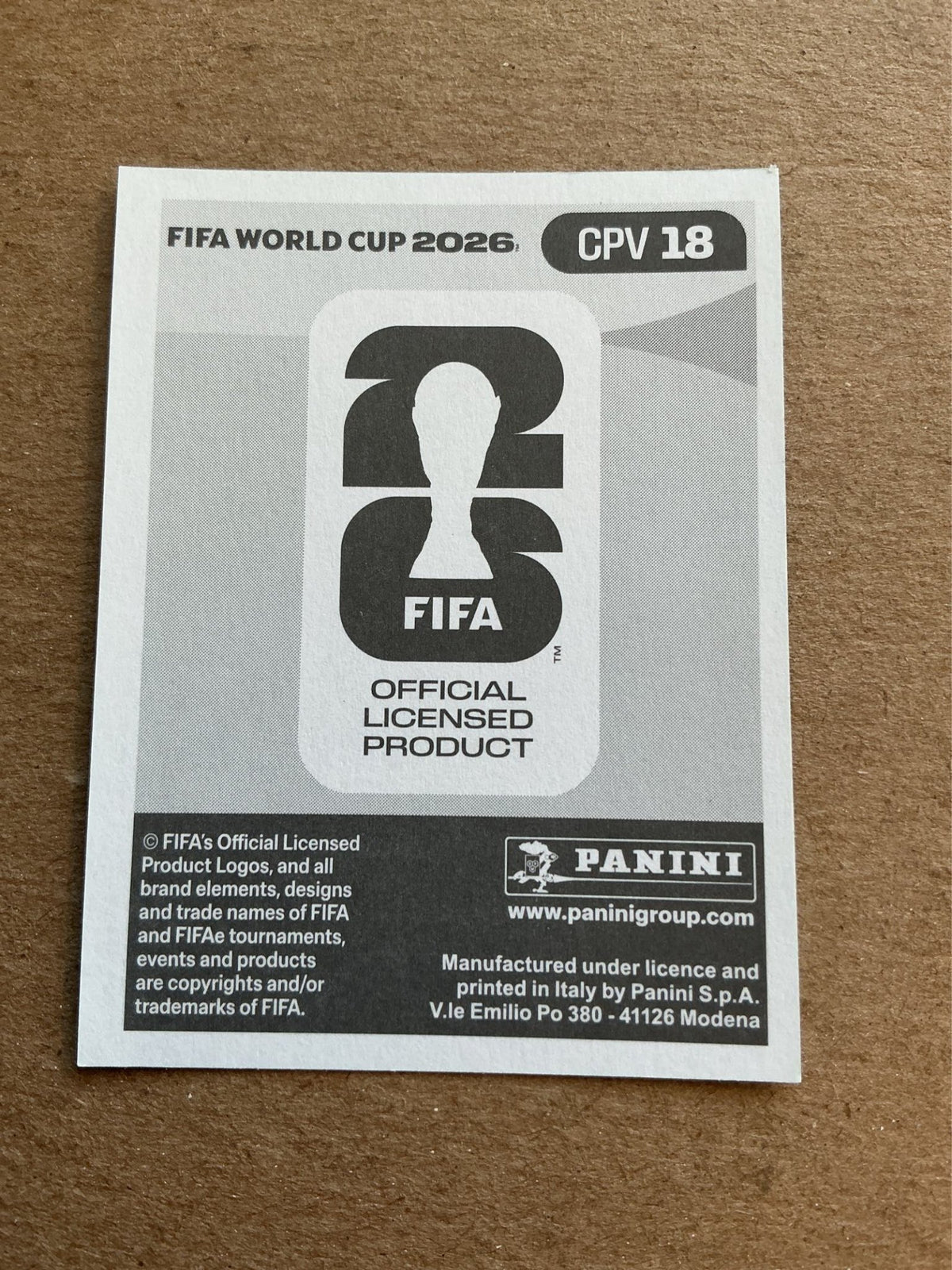 Dailon Livramento, Cape Verde 🇨🇻 FIFA World Cup 2026 Panini hand signed - Autographs-World