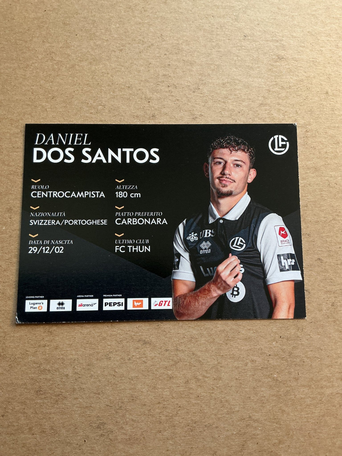 Daniel Dos Santos, Switzerland π¨π HC Lugano 2025/26 hand signed - Autographs-World