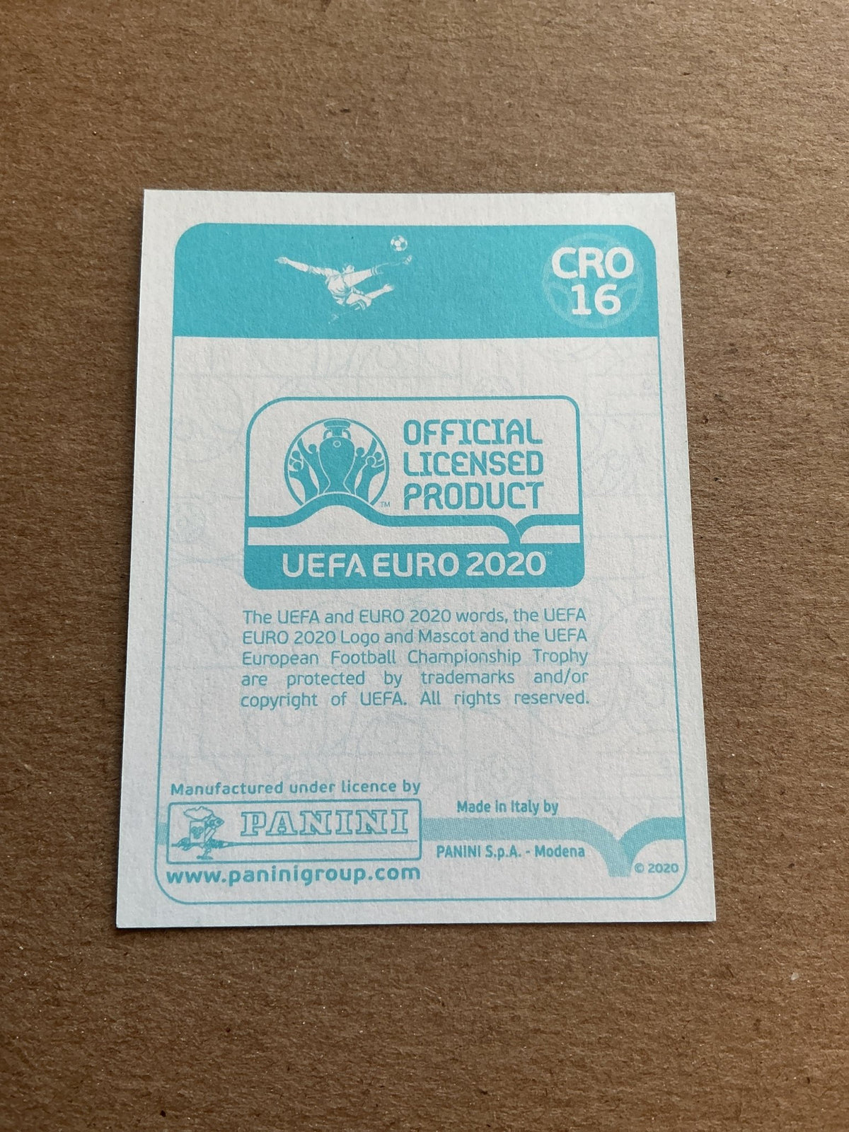 Dario Melnjak, Croatia ðŸ‡ðŸ‡· UEFA Euro 2020 Panini hand signed - Autographs-World
