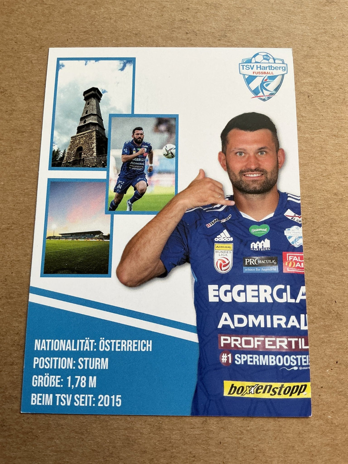 Dario Tadic, Austria ๐ฆ๐น TSV Hartberg 2022/23 hand signed - Autographs-World