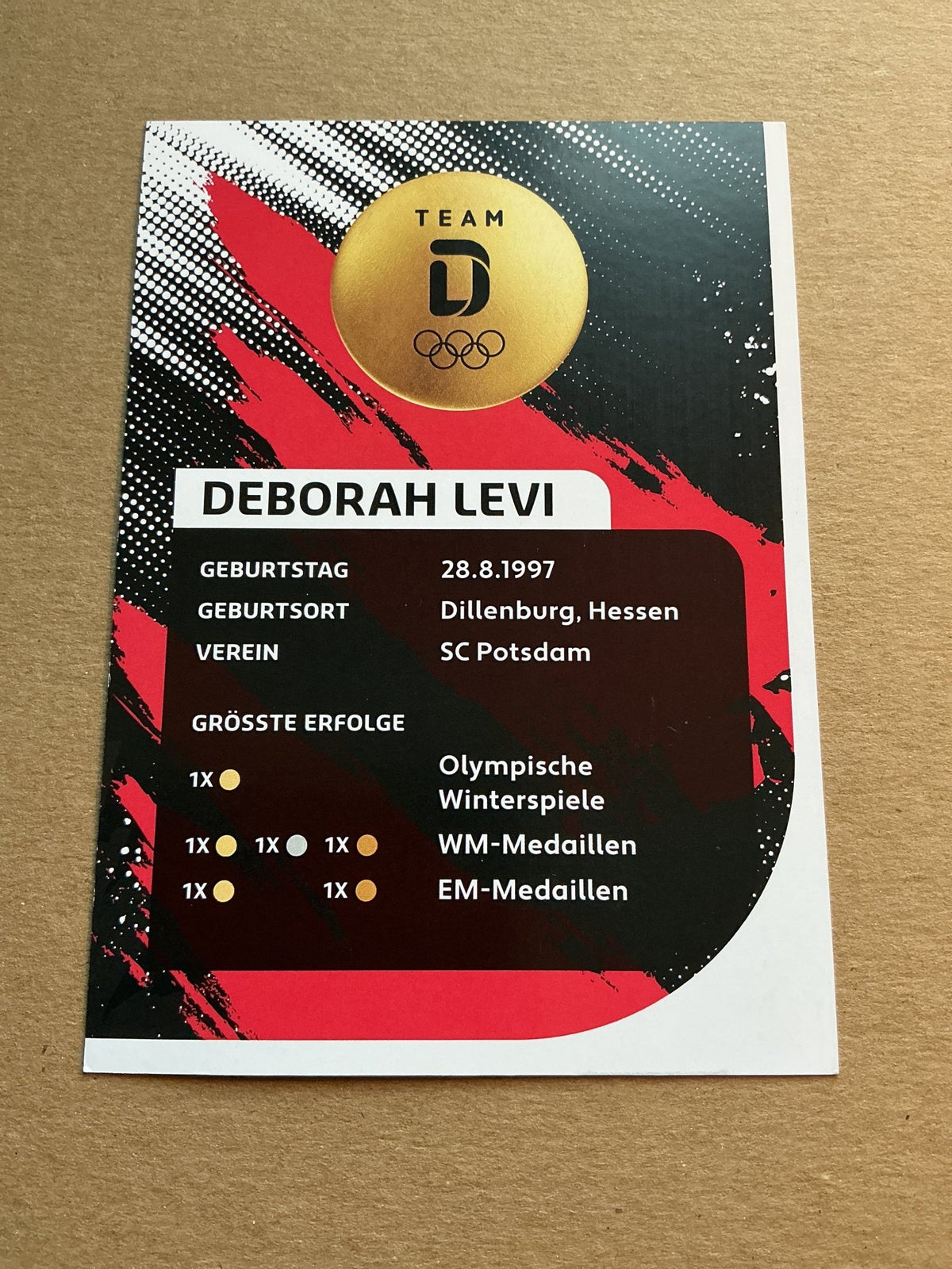 Deborah Levi, Germany 🇩🇪 Bobsledd Winter 2025/26 hand signed - Autographs-World