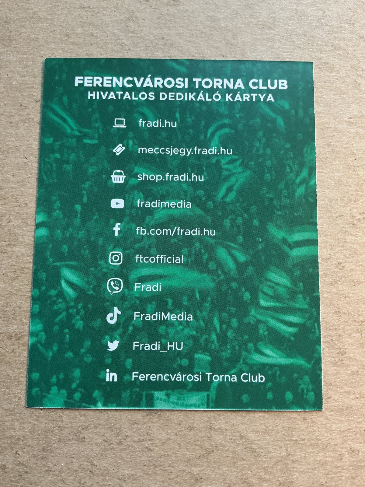 Dénes Dibusz, Hungary 🇭🇺 Ferencváros 2022/23 hand signed - Autographs-World