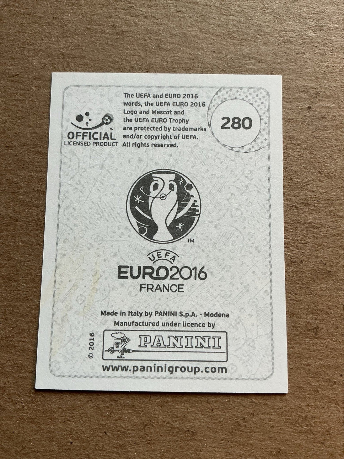 Denys Garmash, Ukraine 🇺🇦 UEFA Euro 2016 Panini hand signed - Autographs-World