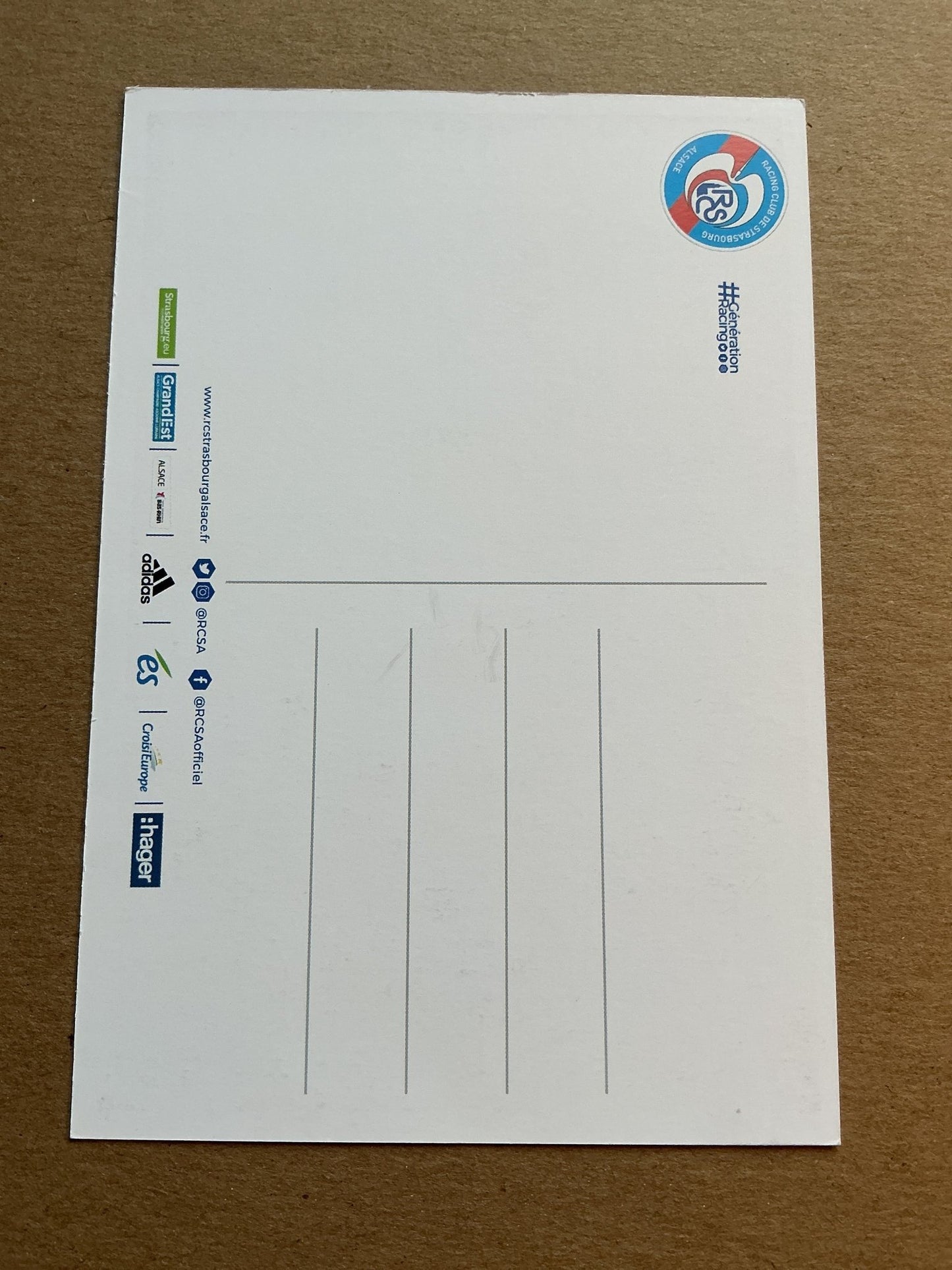 Dimitri Liénard, France 🇫🇷 RC Strasbourg 2019/20 hand signed - Autographs-World