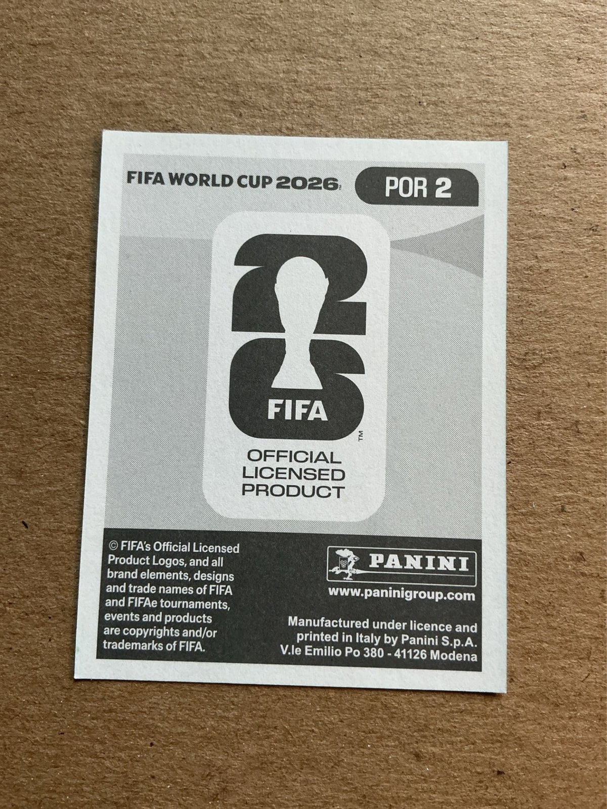 Diogo Costa, Portugal 🇵🇹 FIFA World Cup 2026 Panini hand signed - Autographs-World