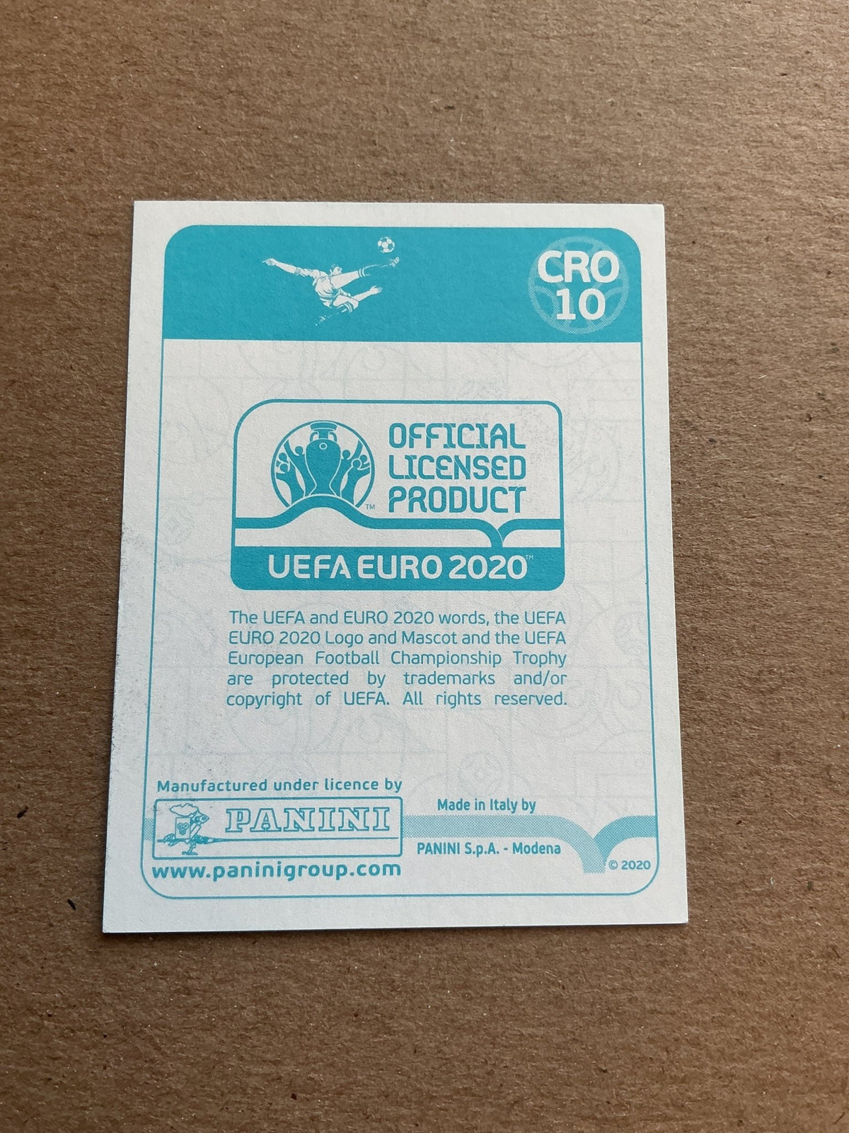 Duje Ćaleta-Car, Croatia 🇭🇷 UEFA Euro 2020 Panini hand signed - Autographs-World