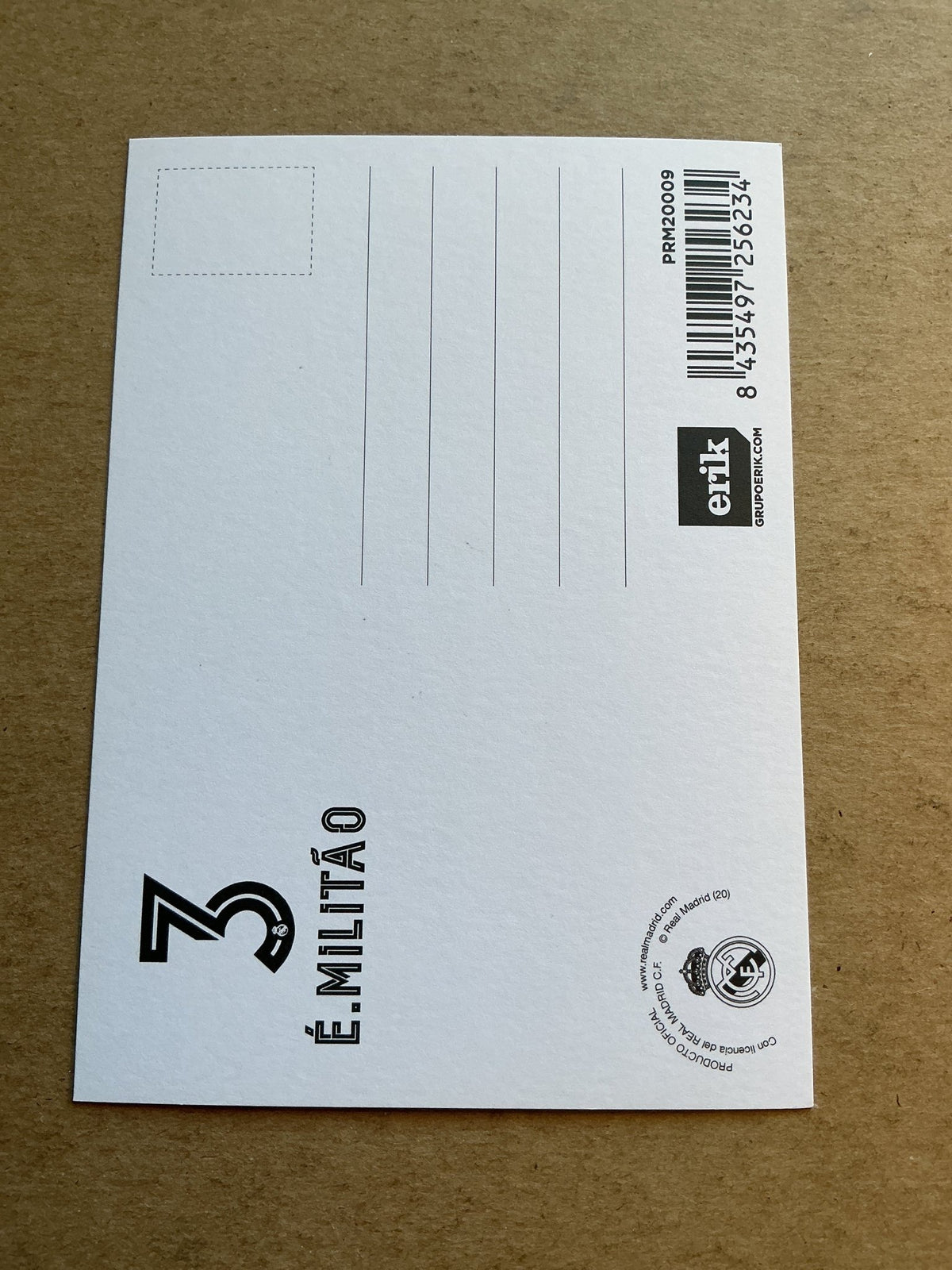 Éder Militão, Brazil 🇧🇷 Real Madrid 2020/21 hand signed - Autographs-World