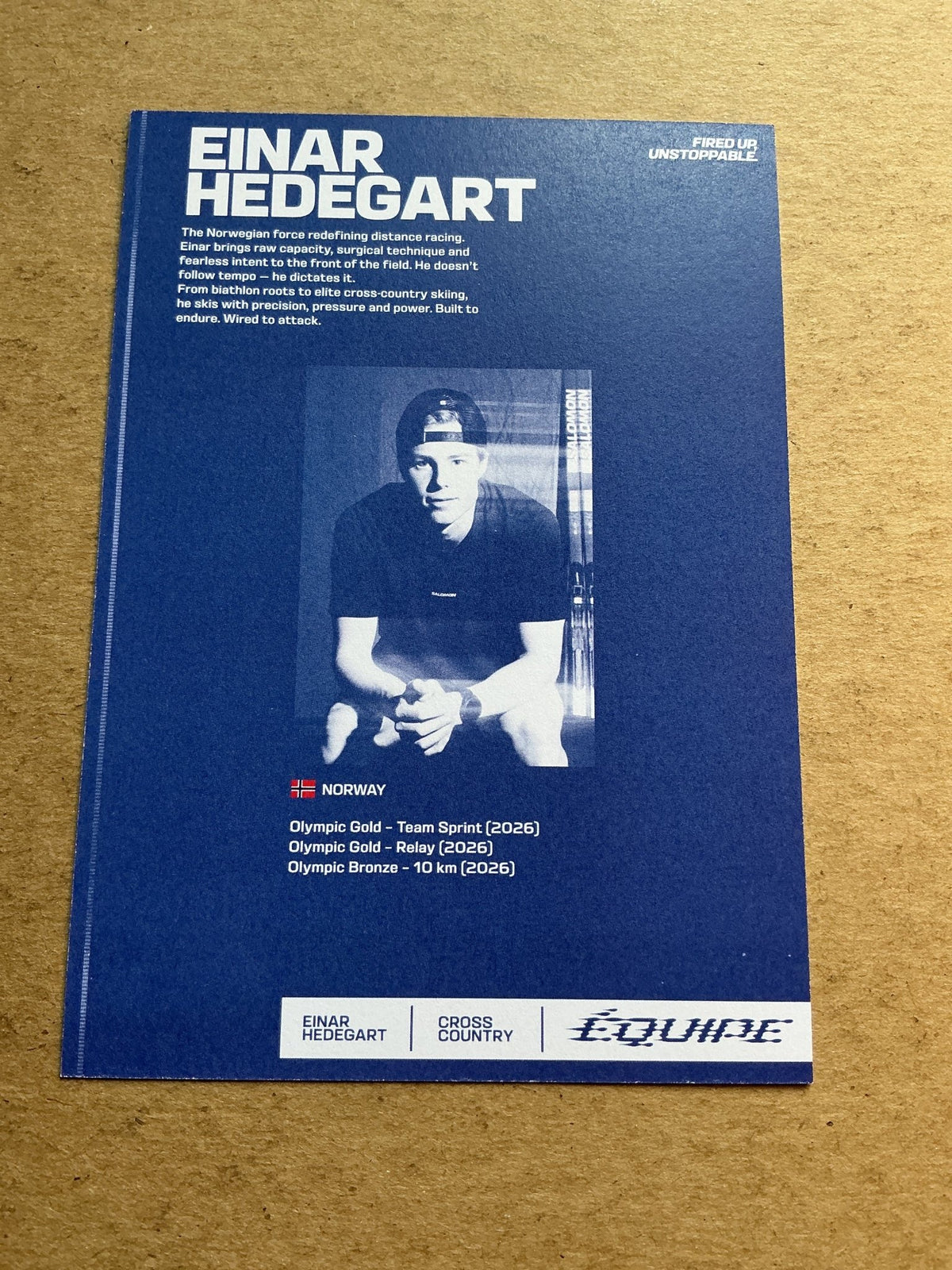 Einar Hedegart, Norway 🇳🇴 Cross Country Winter 2025/26 hand signed - Autographs-World