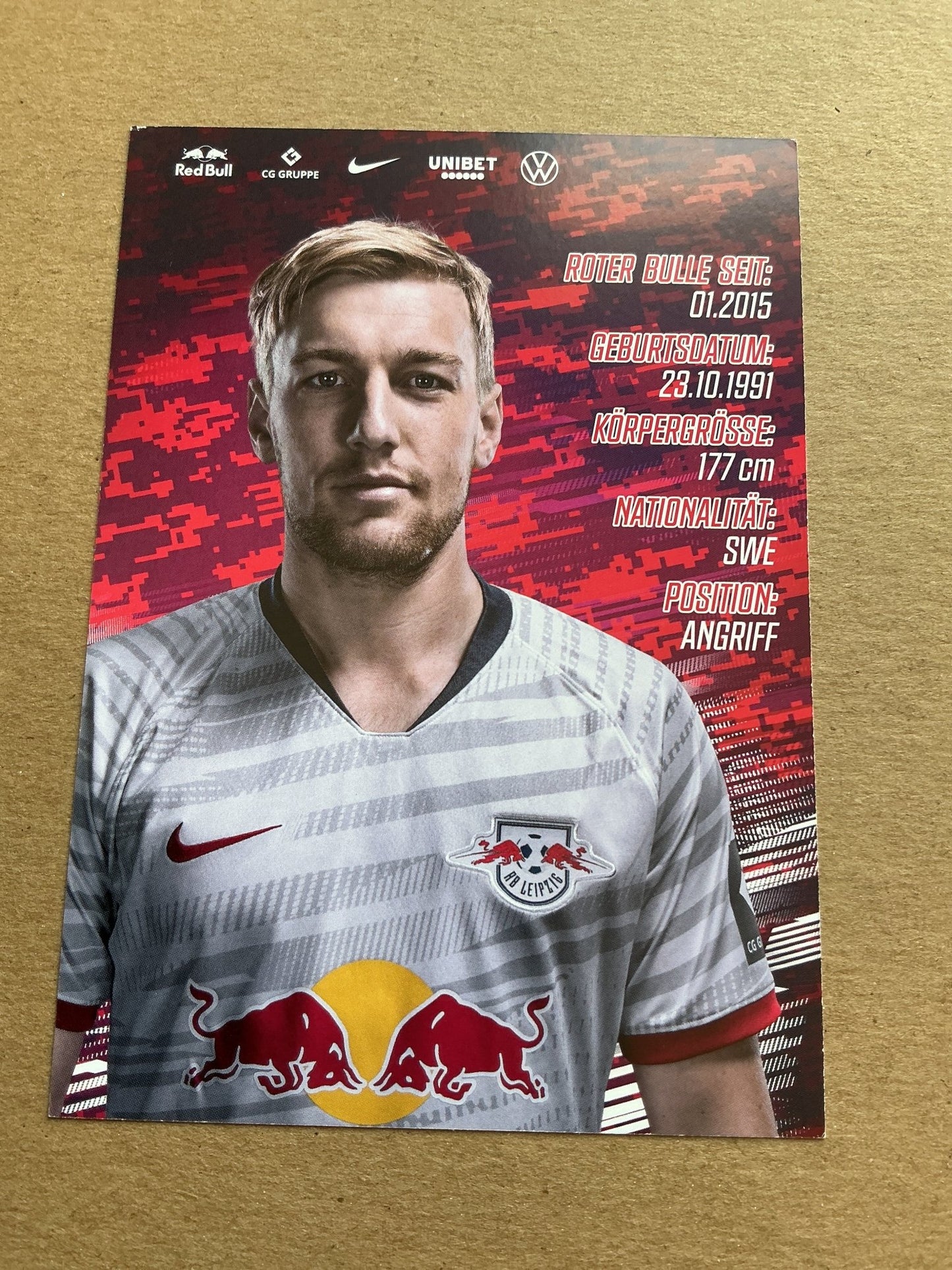 Emil Forsberg, Sweden πΈπͺ RB Leipzig 2019/20 hand signed - Autographs-World