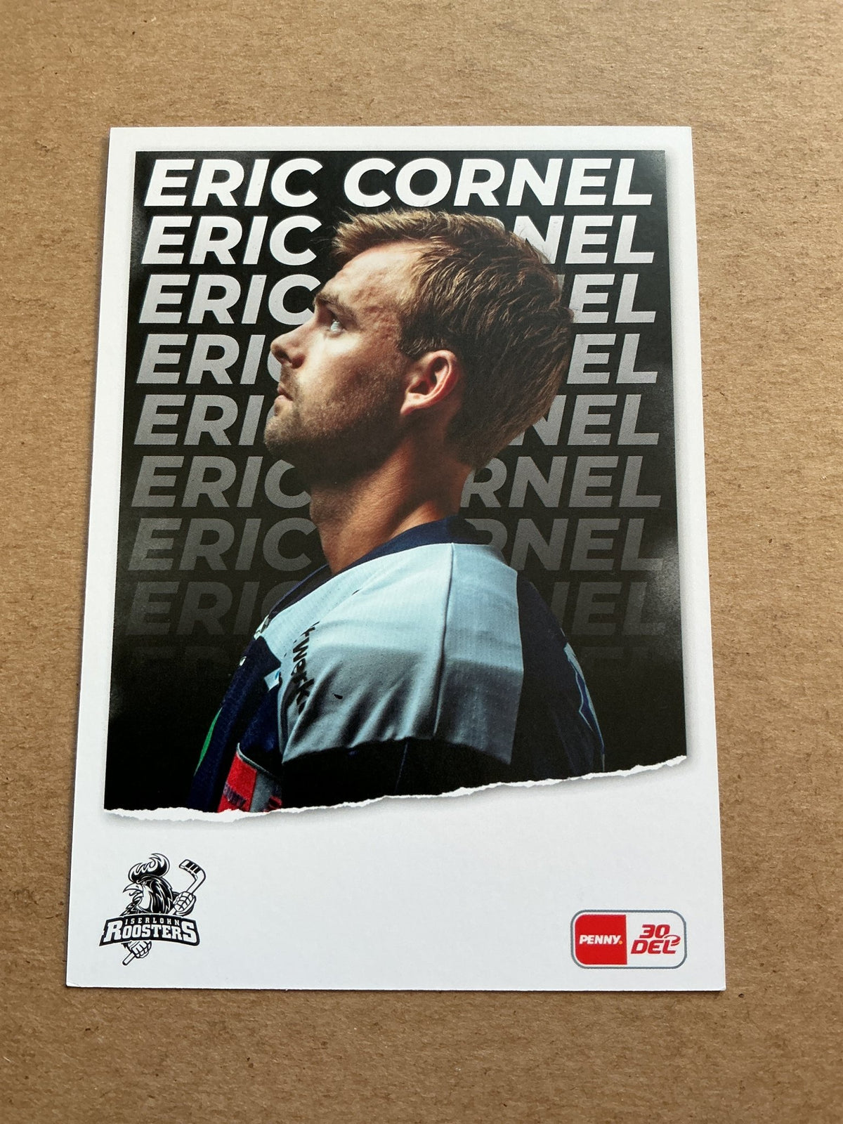 Eric Cornel, Canada 🇨🇦 Iserlohn Roosters 2023/24 hand signed - Autographs-World
